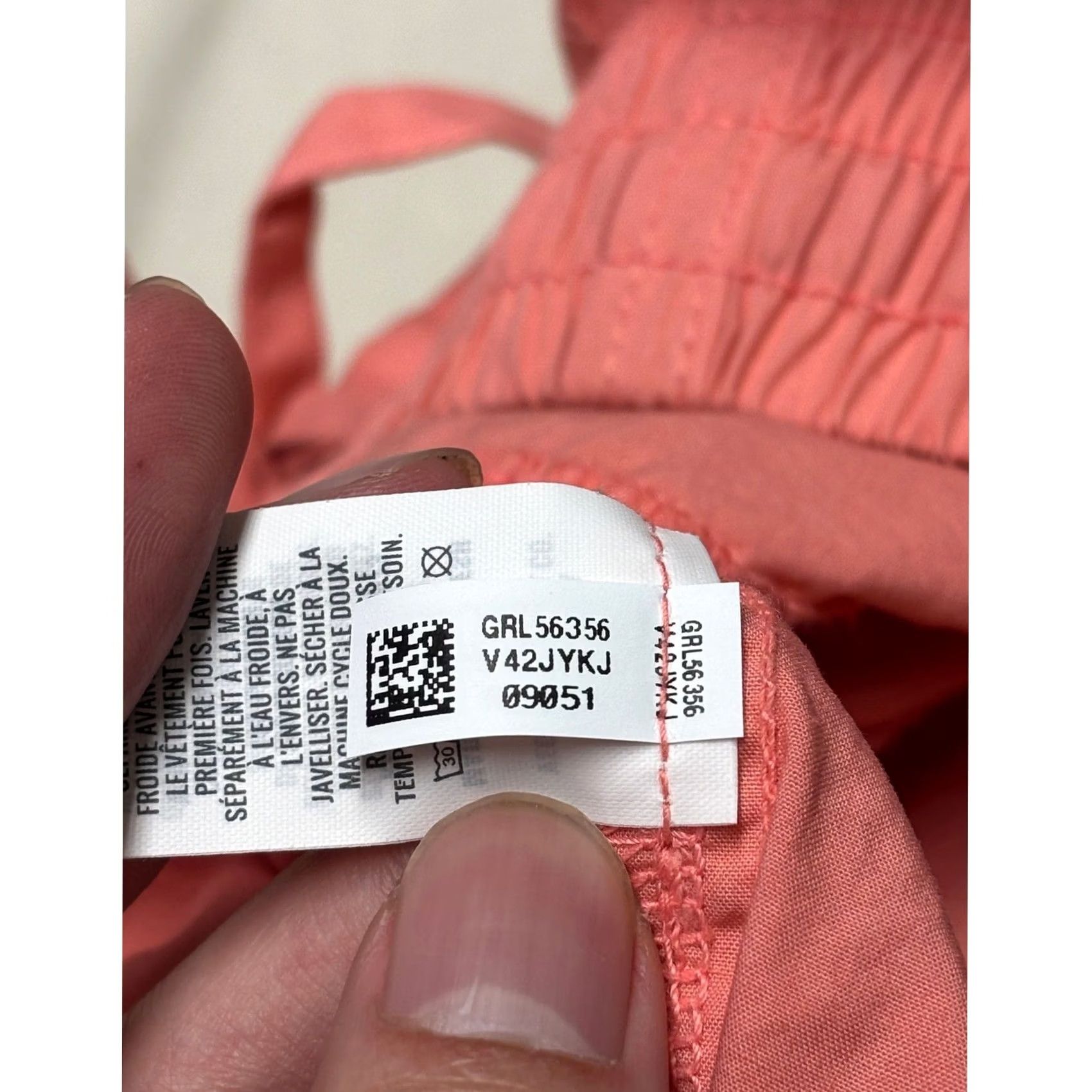 Vintage NWT Aerie Coral Pink Wide Leg Cargo Pants XS W27 L31 Size 26" / US 2 / IT 38 - 6 Thumbnail