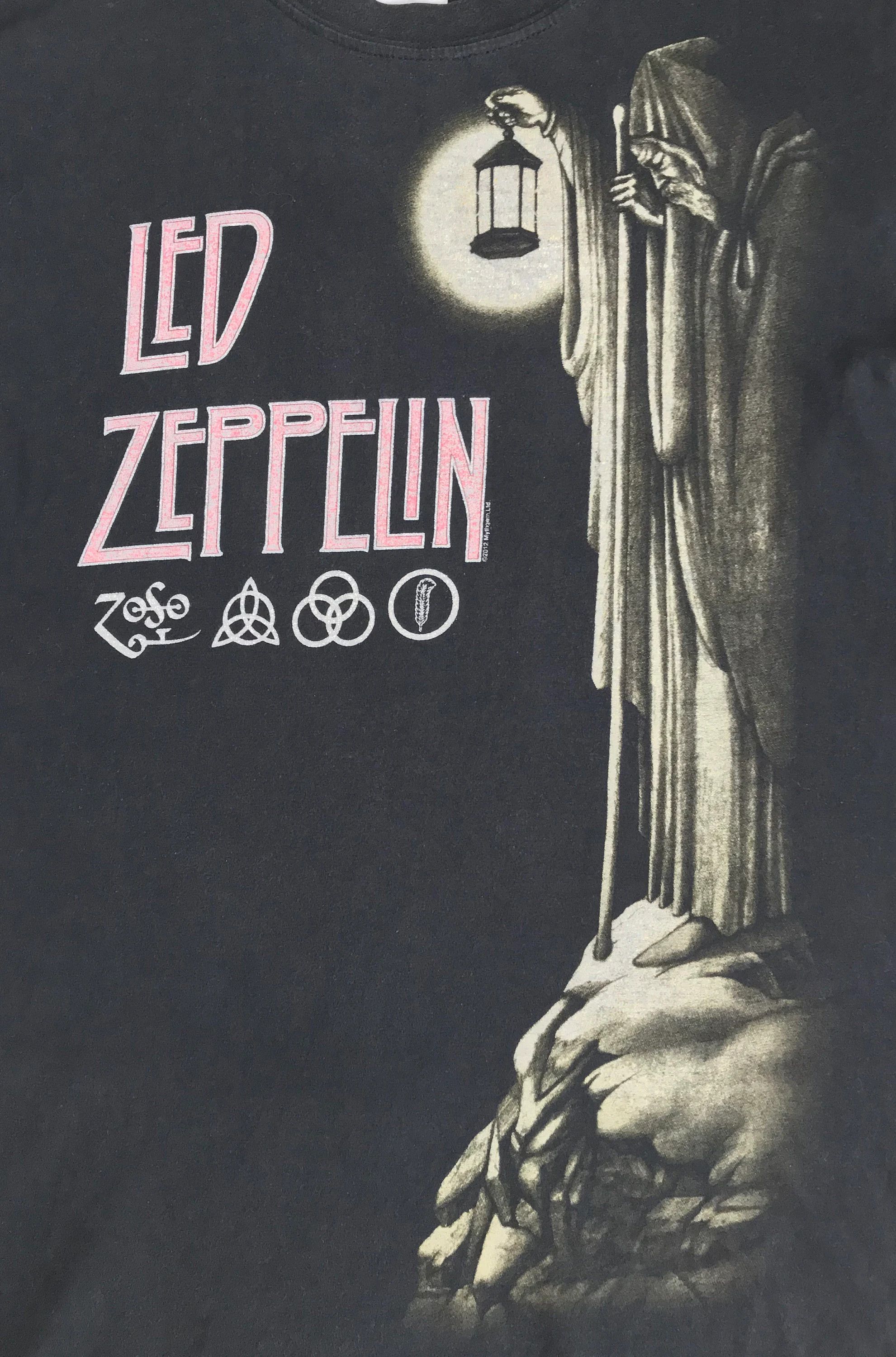 Gildan 2012 LED ZEPPELIN T Shirt Hermit Rock Band Tee Y2K Cotton Size US S / EU 44-46 / 1 - 4 Thumbnail