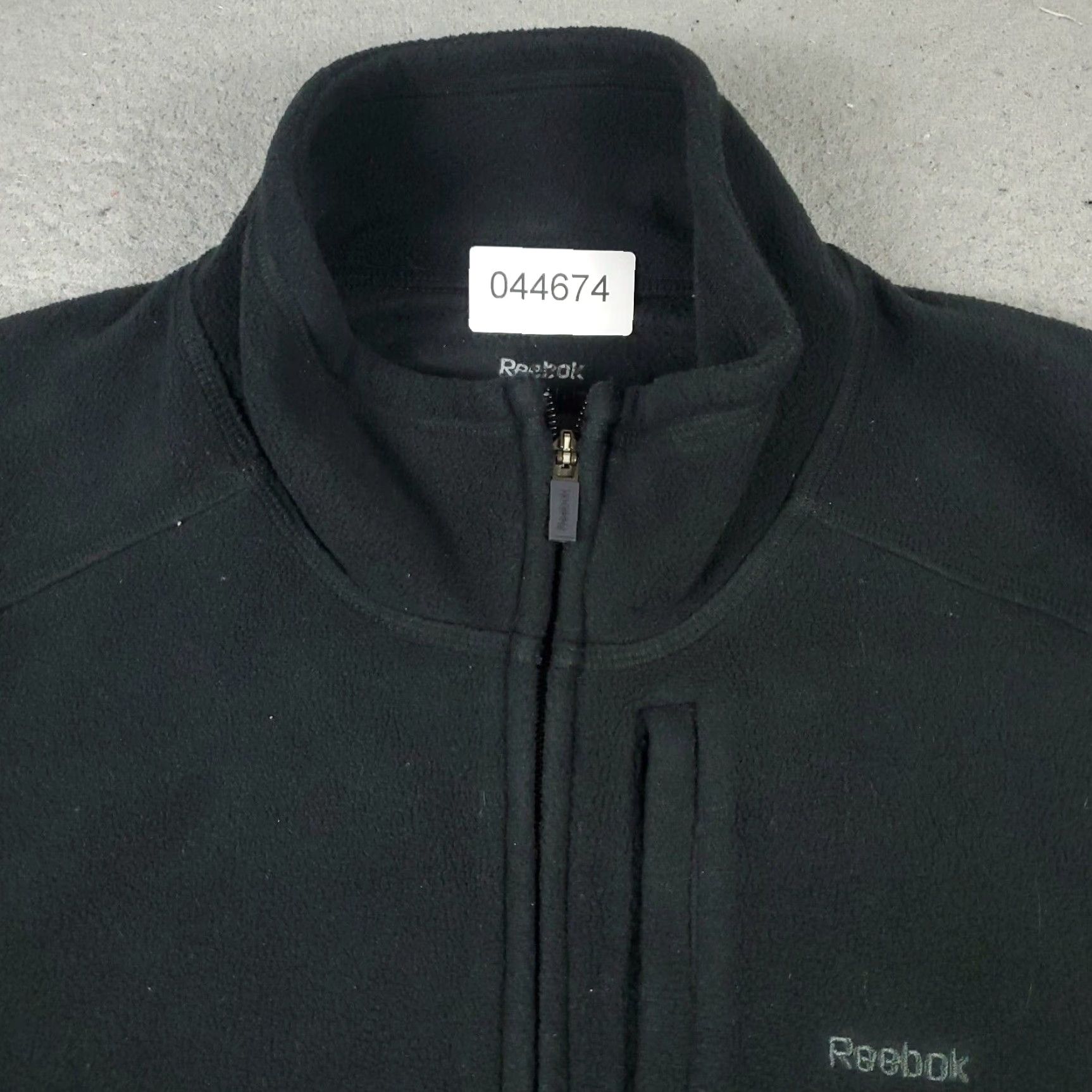 Reebok Reebok Full Zip Sweater Mens Large Black Fleece Outdoor Sweatshirt Size US L / EU 52-54 / 3 - 2 Thumbnail