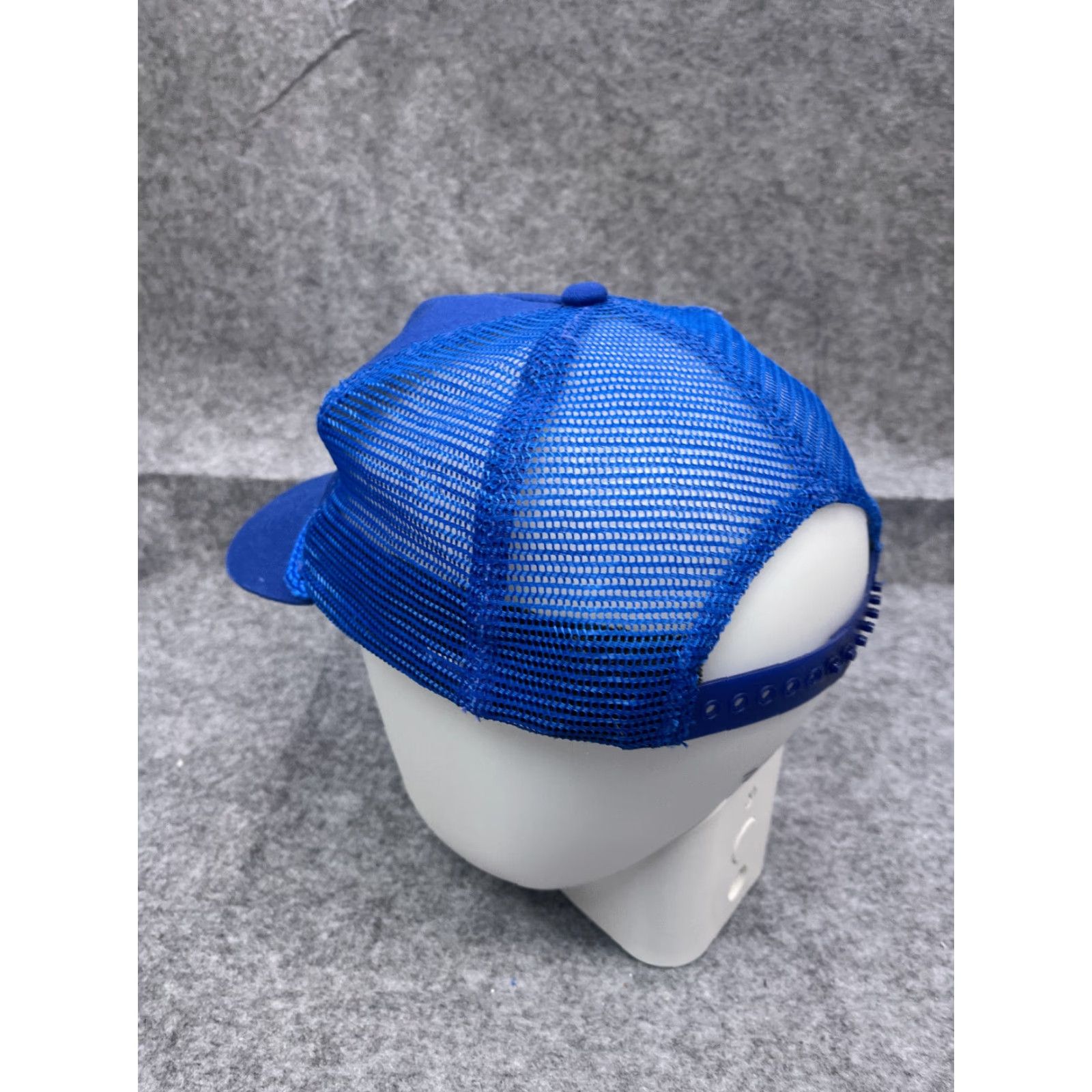 Vintage Hug A Vet Hat Cap Snap Back Adult One Size Blue Polyester Hatch Trucker Made USA Size ONE SIZE - 5 Thumbnail