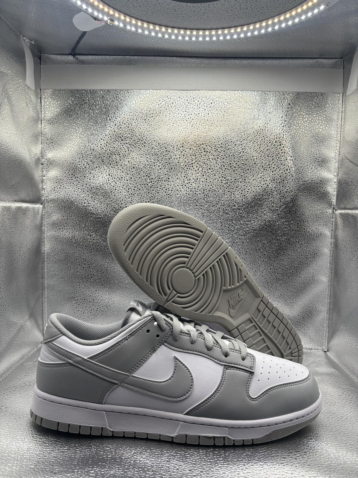 Nike Nike dunk low white light smoke grey Size US 13 / EU 46 - 1 Thumbnail