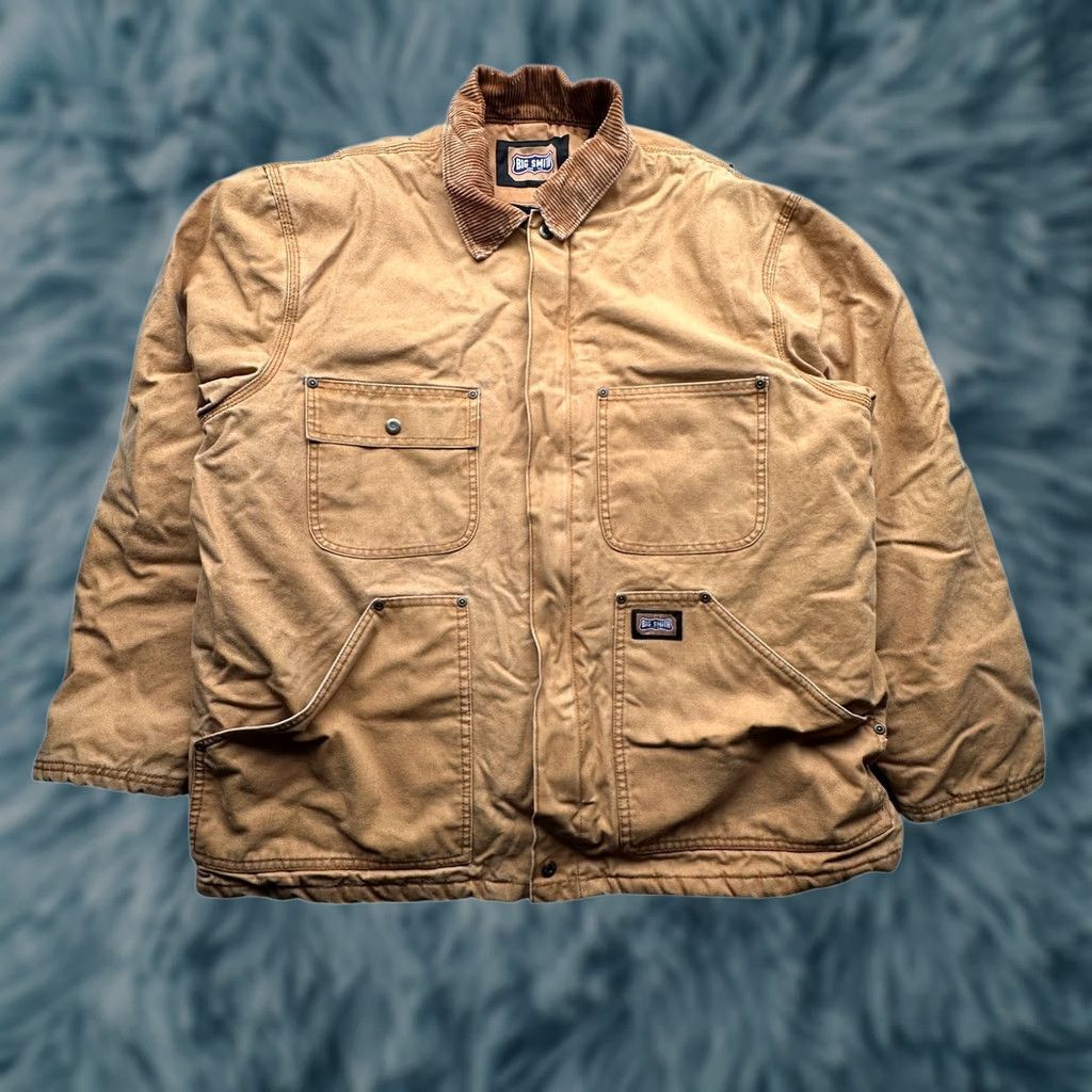 Vintage VINTAGE Big Smith Duck Canvas Lined Hooded Work Jacket Mens 2XL Chore Coat Brown Size US XXL / EU 58 / 5 - 1 Thumbnail