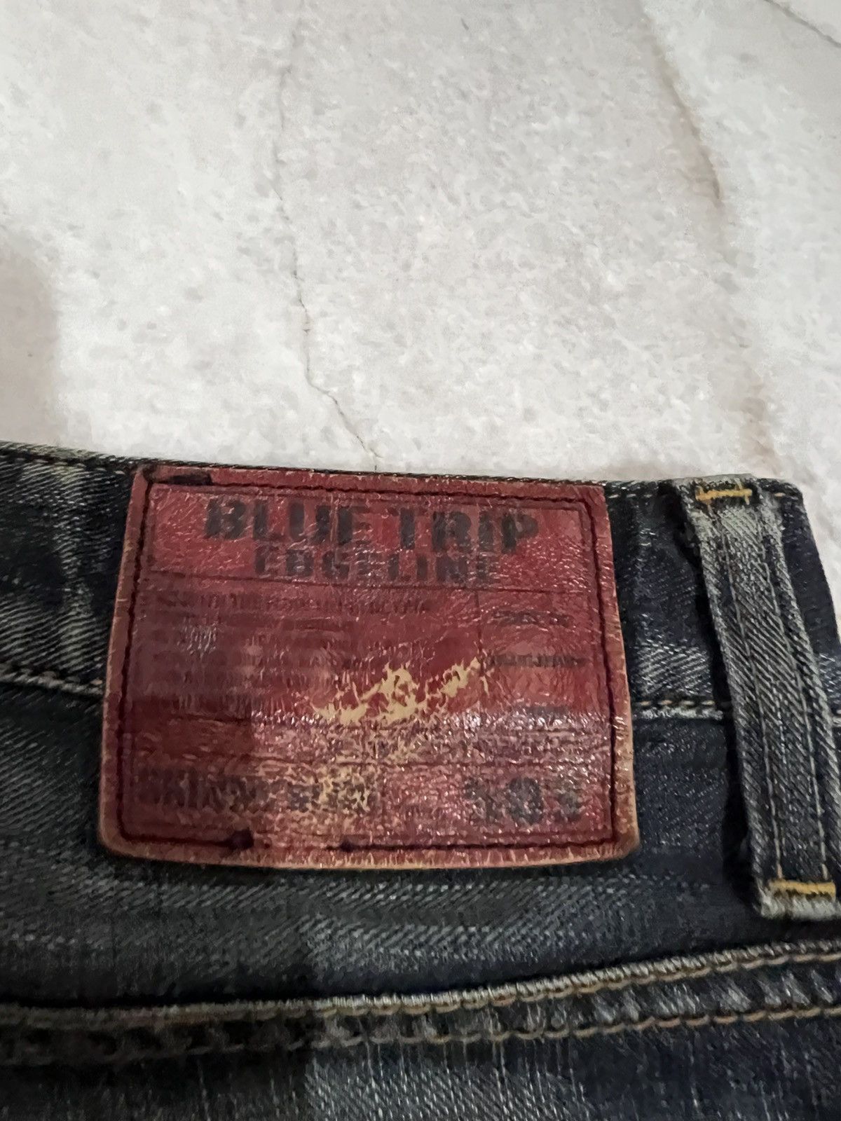 Edwin × Japanese Brand FLARE 90’S EDWIN 503 BLUE TRIP DISTRESS JEANS Size US 31 - 23 Thumbnail
