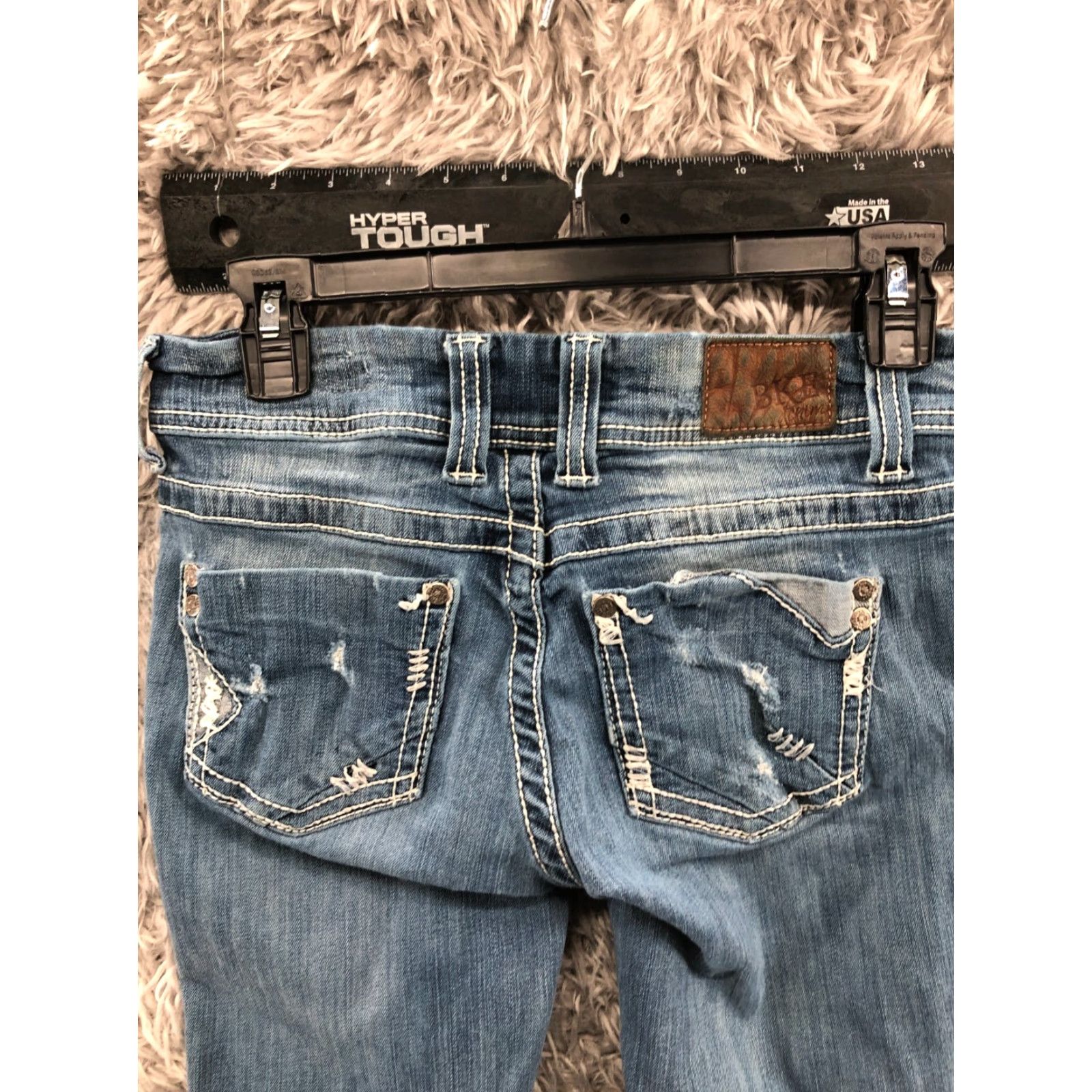 BKE BKE Culture Bootcut Jeans Womens 28 Long Medium Wash Blue Denim Size 28" / US 6 / IT 42 - 7 Thumbnail