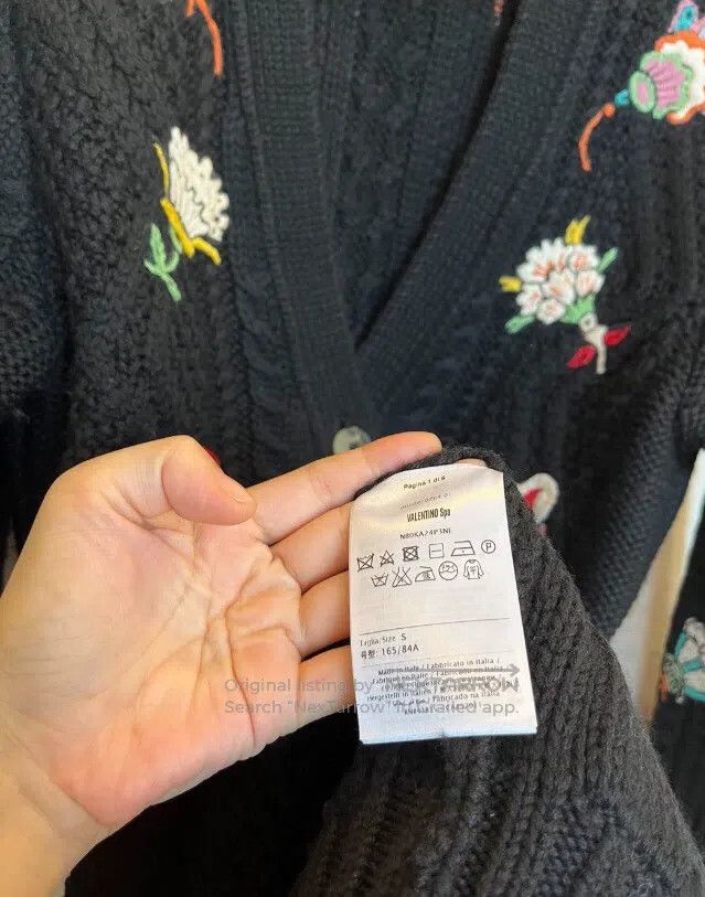 Valentino Valentino Heavy embroidered wool coat Size S / US 4 / IT 40 - 6 Thumbnail