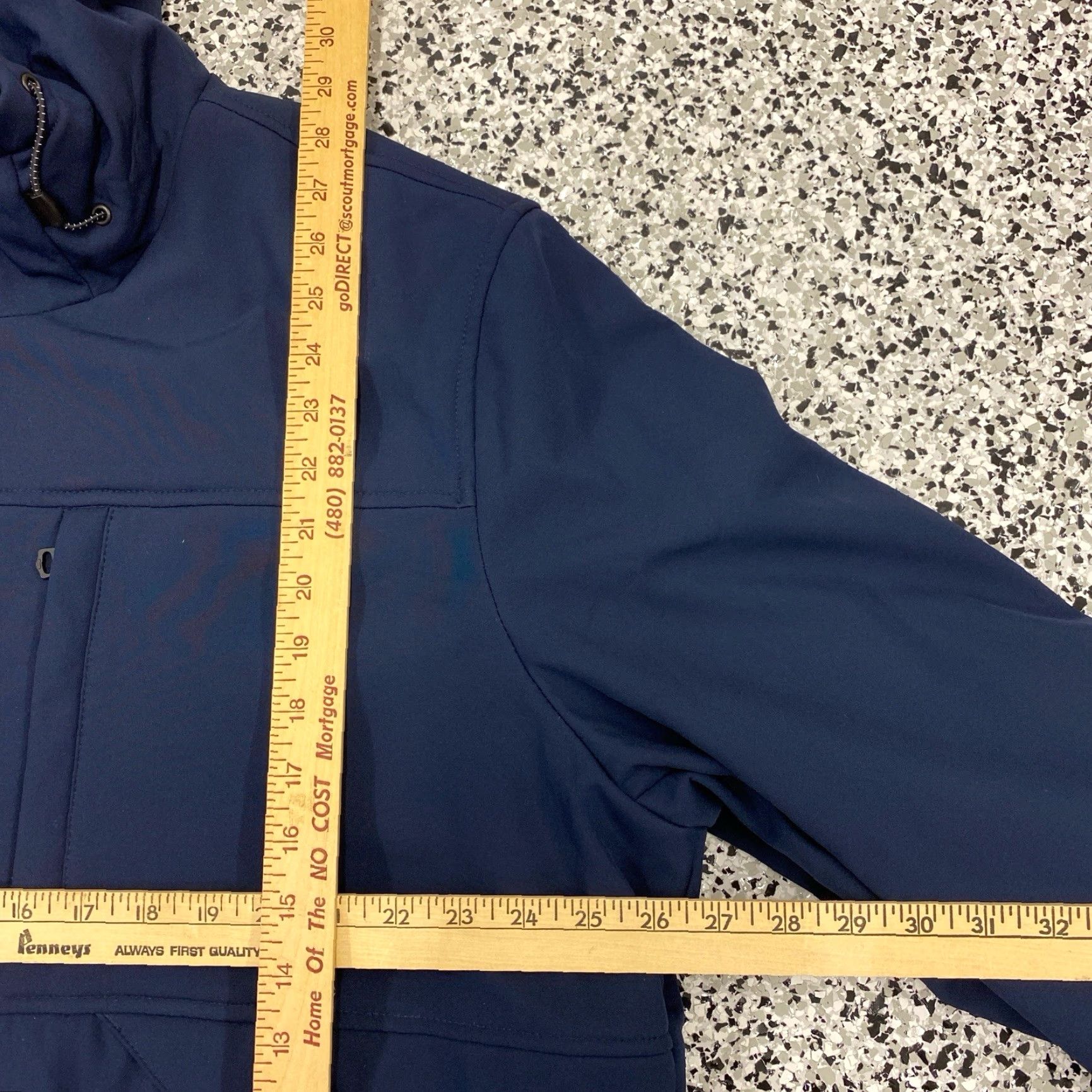 Levi's Levis Men Jacket Soft Shell Sherpa Lined Waterproof Winter Navy Blue 2XL Blue Bomber Waterproof Mens XXL Size US XXL / EU 58 / 5 - 3 Thumbnail