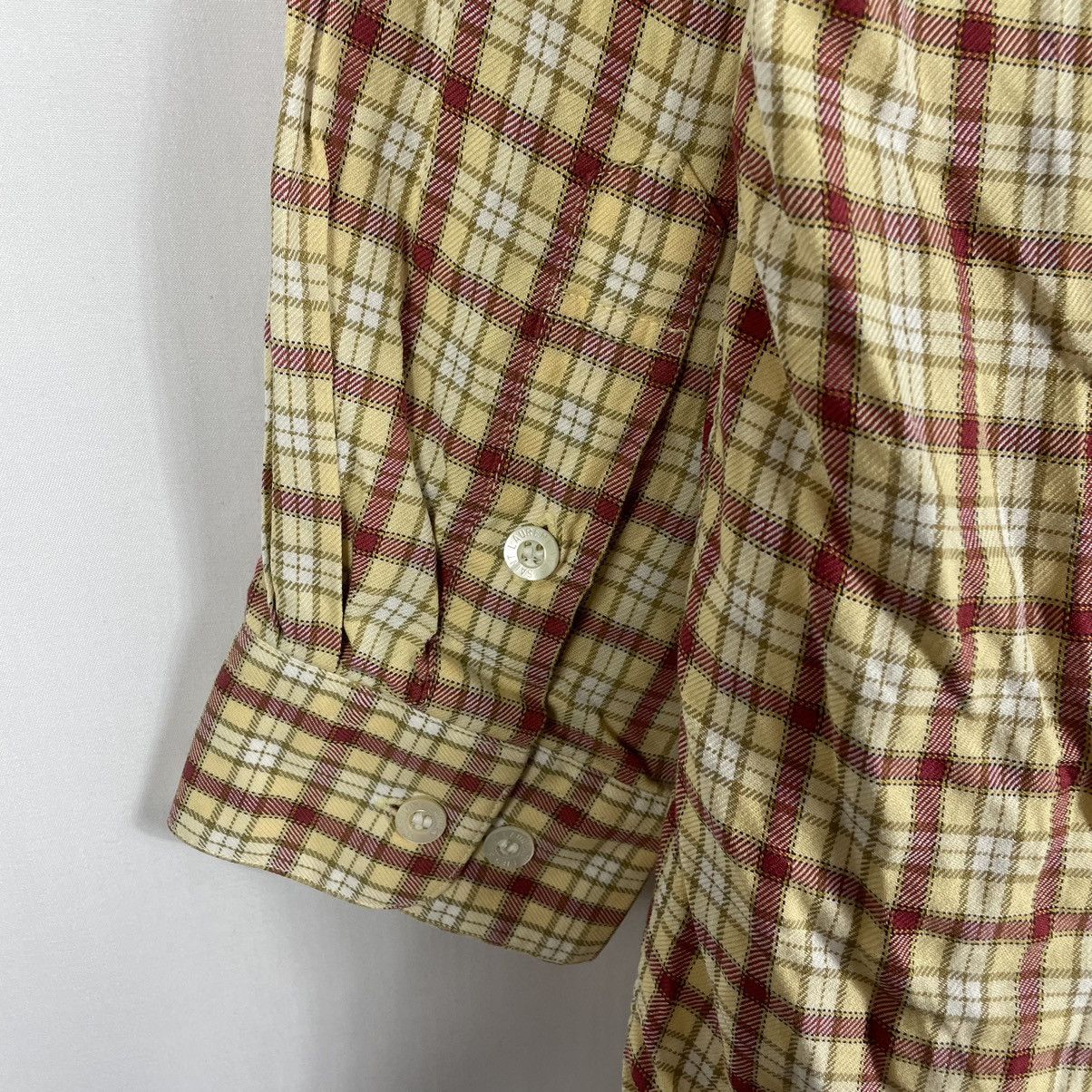 Yves Saint Laurent 🔥Rare🔥Yves Saint Lauren Pour Homme Checkerd Buttons Shirts Size US L / EU 52-54 / 3 - 12 Thumbnail