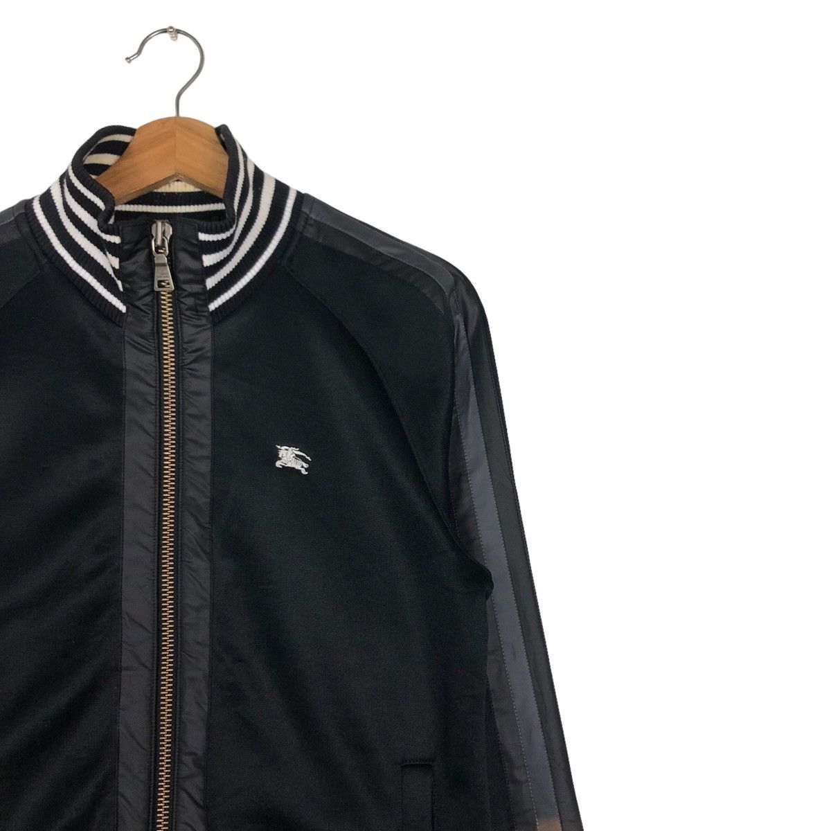 Burberry 🔥Vintage Burberry Black Label Zipper Jacket Biker Size US M / EU 48-50 / 2 - 6 Thumbnail