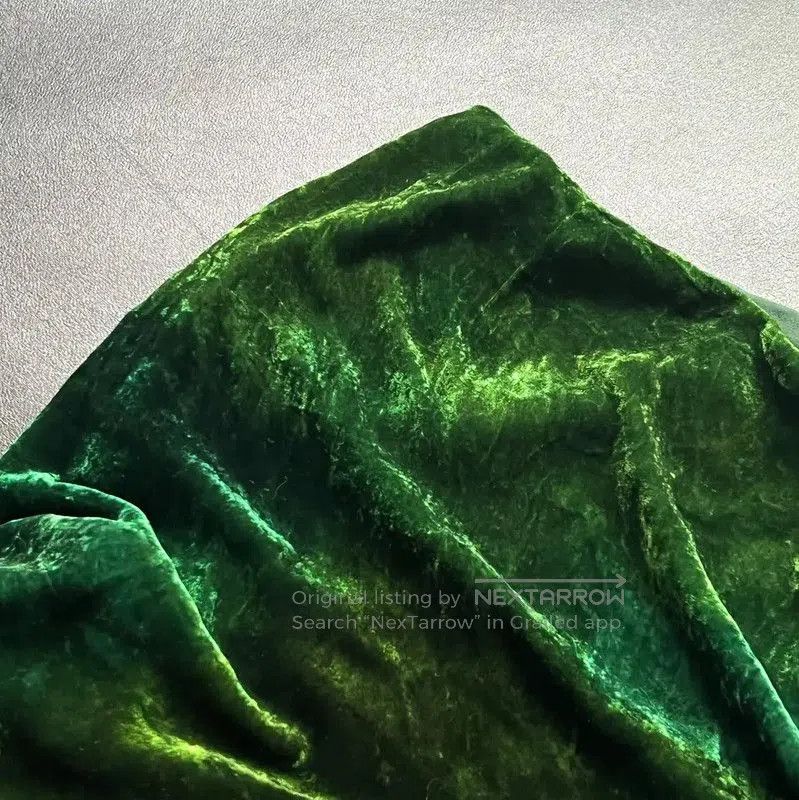 Max Mara MaxMara Green Silk Midi Skirt . Size 23" - 6 Thumbnail