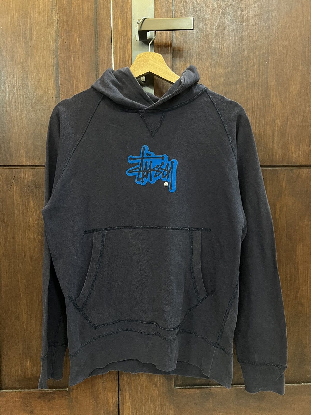 Stussy Vintage Stussy Center Logo Hoodies Size US M / EU 48-50 / 2 - 1 Thumbnail