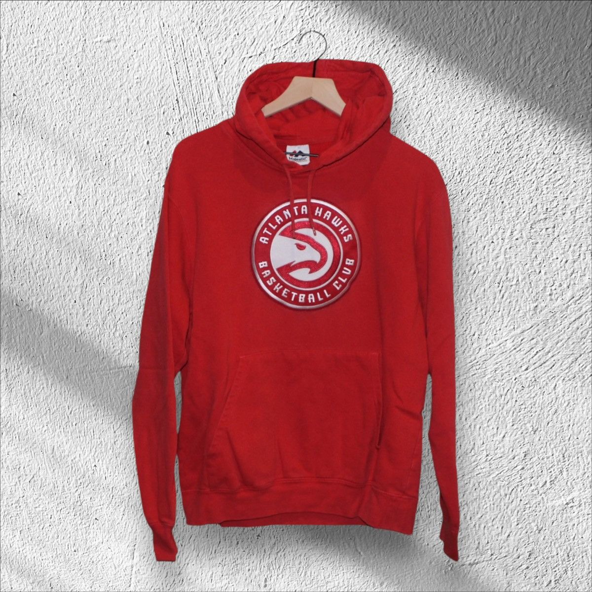Majestic Atlanta Hawks Majestic NBA Embroidered Hoodie L Size US L / EU 52-54 / 3 - 1 Thumbnail