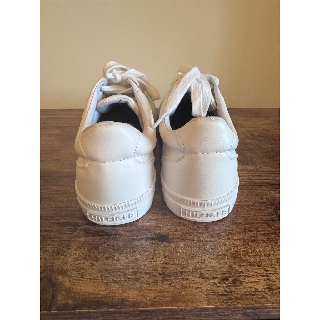 Tommy Hilfiger Tommy Hilfiger Women's White Lace-Up Sneakers Athletic Shoe Size US 8.5 / IT 38.5 - 4 Thumbnail