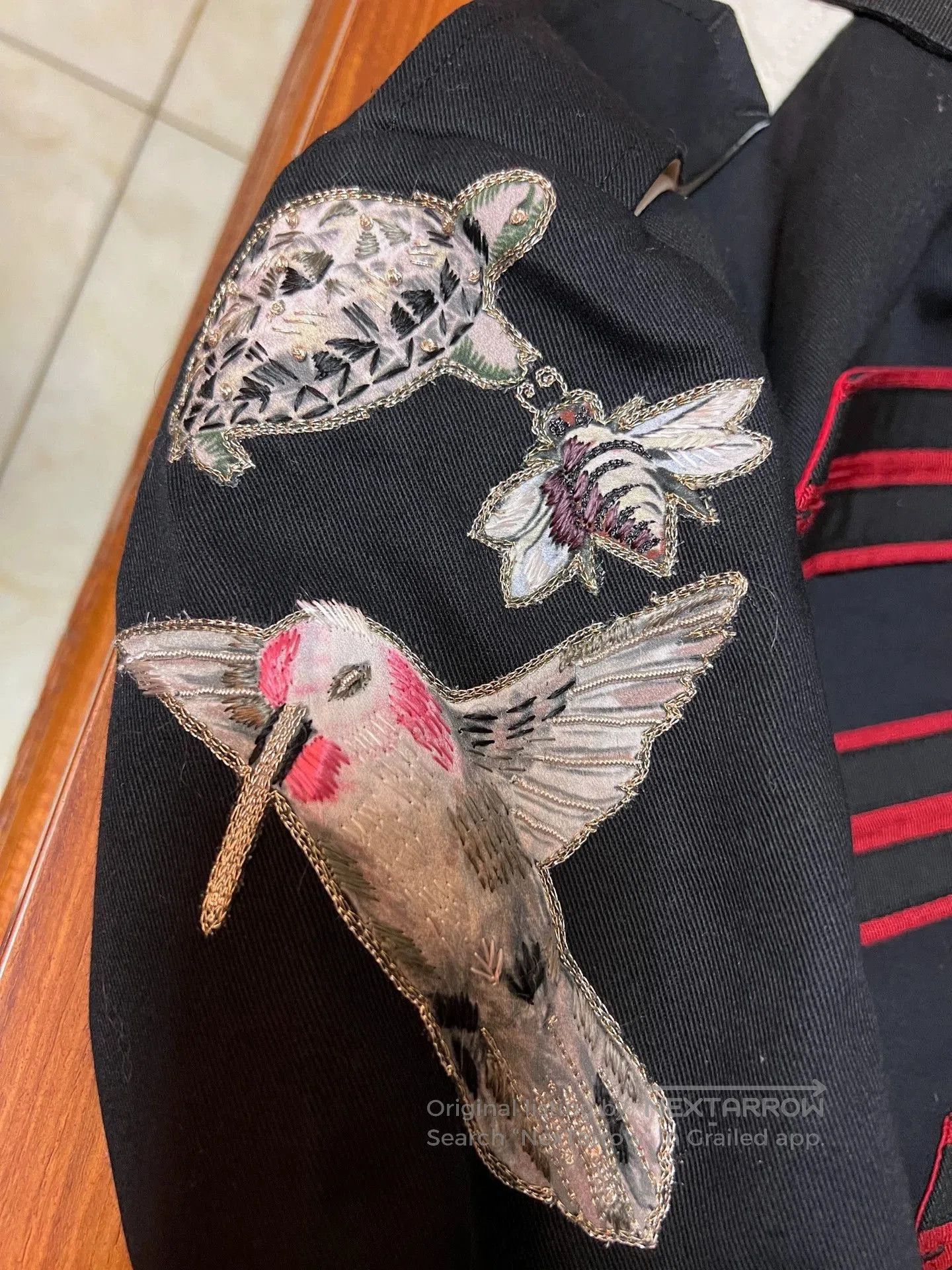 Valentino Valentino Men's Embroidered Jacket. Size US M / EU 48-50 / 2 - 3 Thumbnail