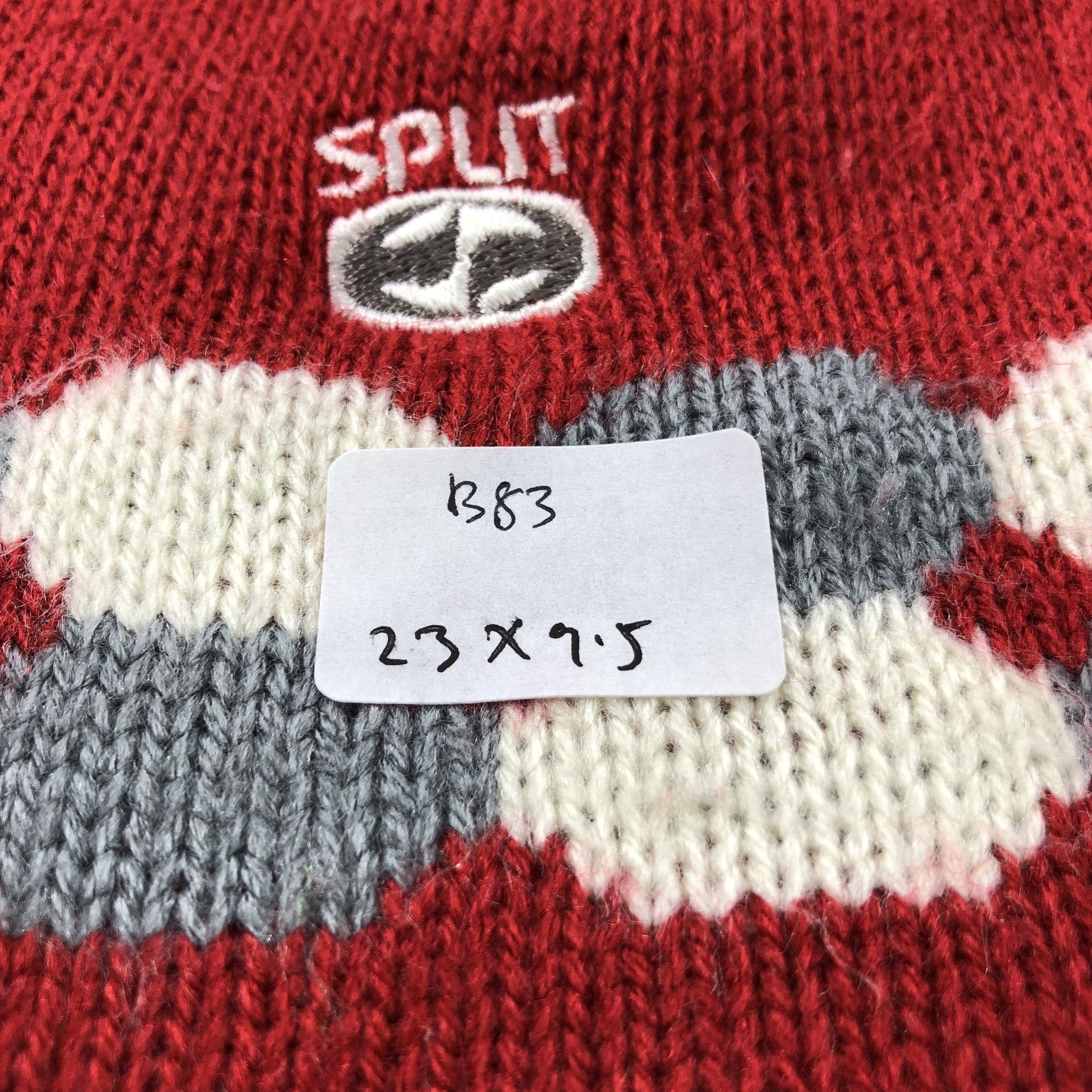 Vintage Split Beanie Snowcap Snow Hat B83 Size ONE SIZE - 4 Thumbnail