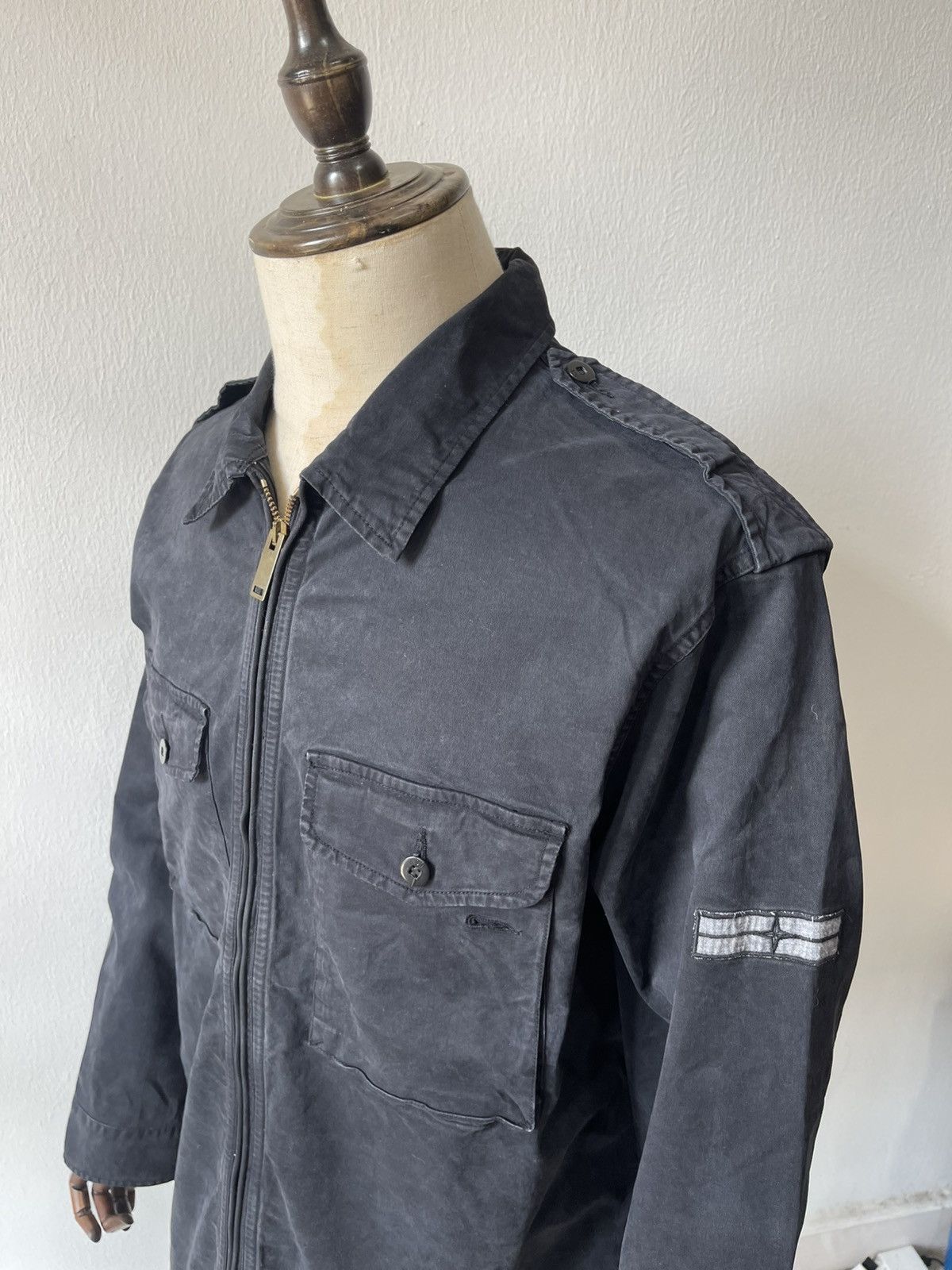 Stone Island 2007 Stone Island Shadow Black Military Jacket C2 Size US XL / EU 56 / 4 - 5 Thumbnail