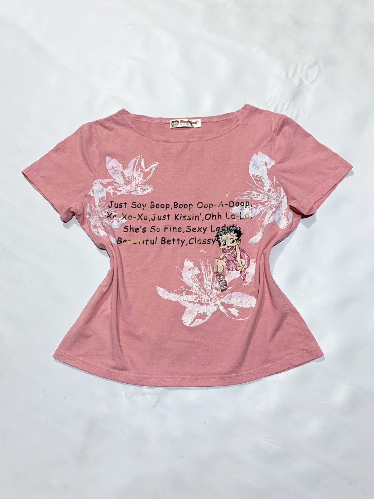 Universal Studios y2k Betty Boop Pink Top Tee Size L / US 10 / IT 46 - 2 Thumbnail