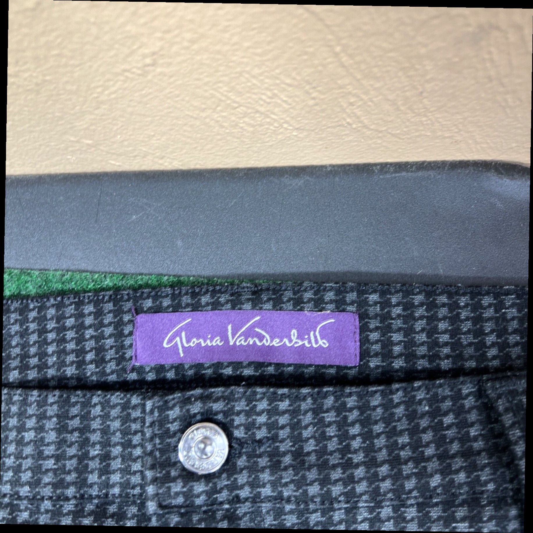 Gloria Vanderbilt Gloria Vanderbilt Women's Size 16W Checkered Pants 38x29 Size 38" / US 16 / IT 52 - 4 Thumbnail