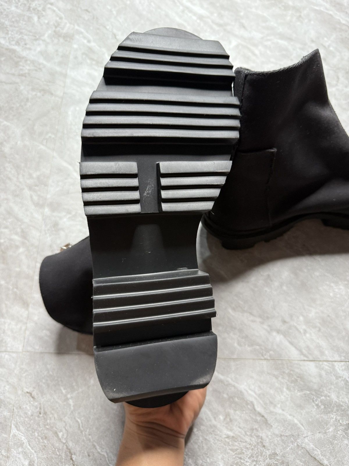 Rick Owens Drkshdw Rick Owens DRKSHDW Megatooth Front Zip Boots Size US 11 / EU 44 - 7 Thumbnail