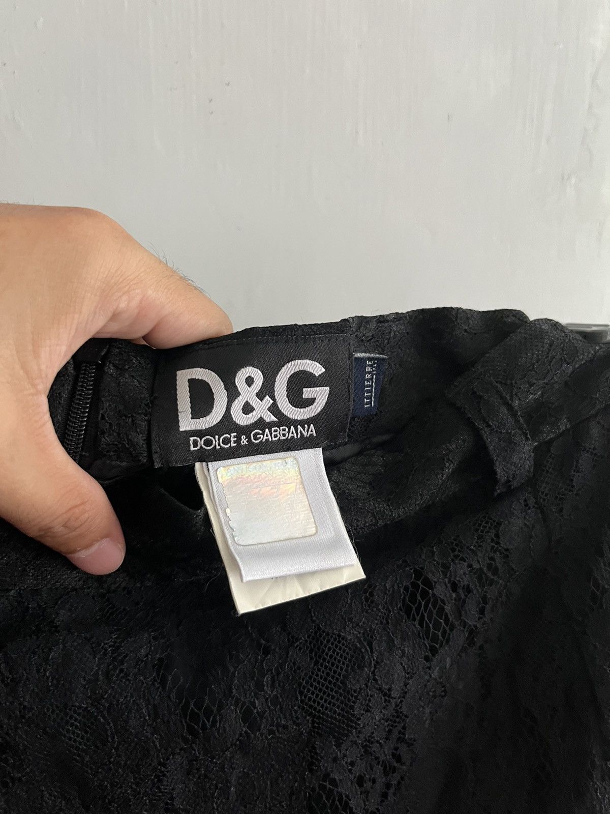Dolce & Gabbana Dolce and Gabbana Lace Panel Mini Skirt Size 26" / US 2 / IT 38 - 5 Thumbnail