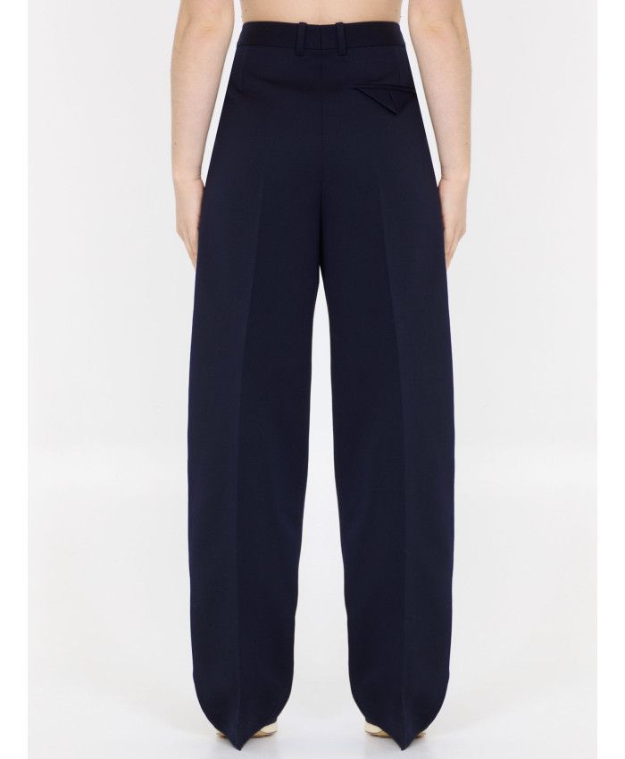 Bottega Veneta o1y0725 Casual Pant in Midnight Blue Size 26" / US 2 / IT 38 - 3 Thumbnail