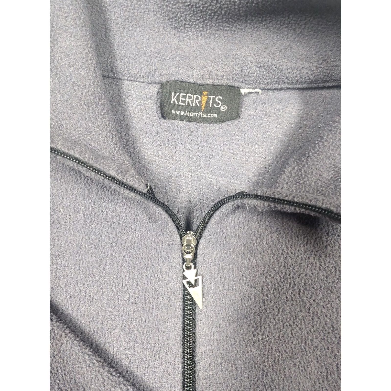 Vintage Kerrits Fleece Pullover Womens Large Gray 1/4 Zip Mock Neck Equestrian Riding Pullover Sweatshirt Size L / US 10 / IT 46 - 5 Thumbnail