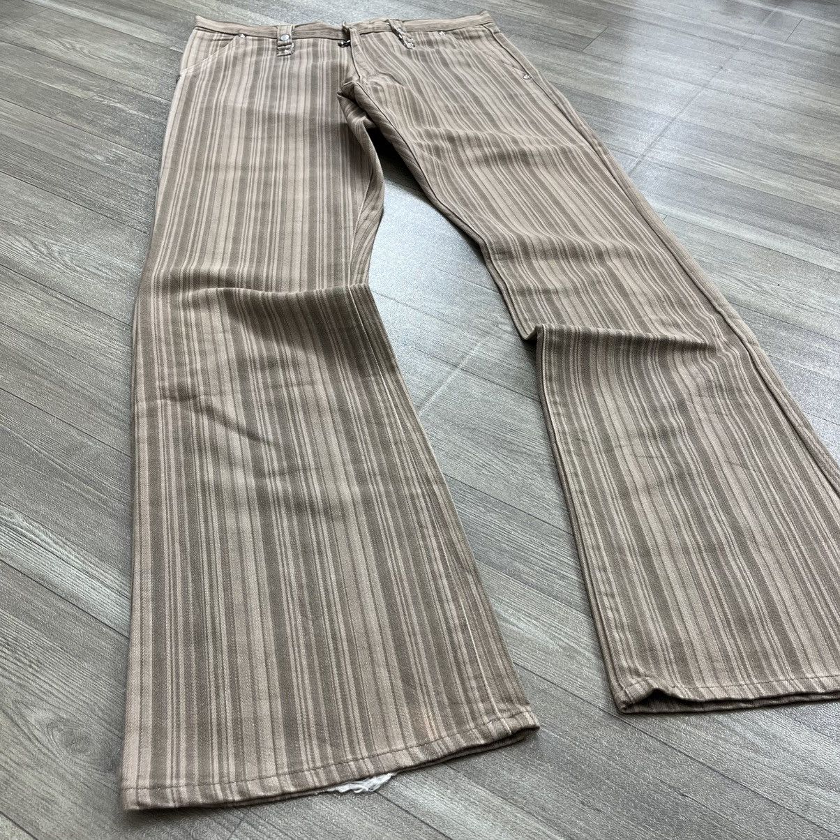 semanticdesign 2000s Semanticdesign Studded Striped Lgb Style Flared Jeans Size US 31 - 3 Thumbnail