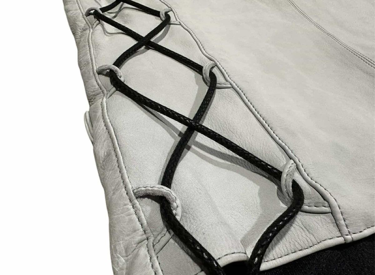 14th Addiction × If Six Was Nine × KMRii 🔥Y2K Archived Kiryuyrik Leather Vest Jacket Bondage Laces Up Size US L / EU 52-54 / 3 - 9 Thumbnail