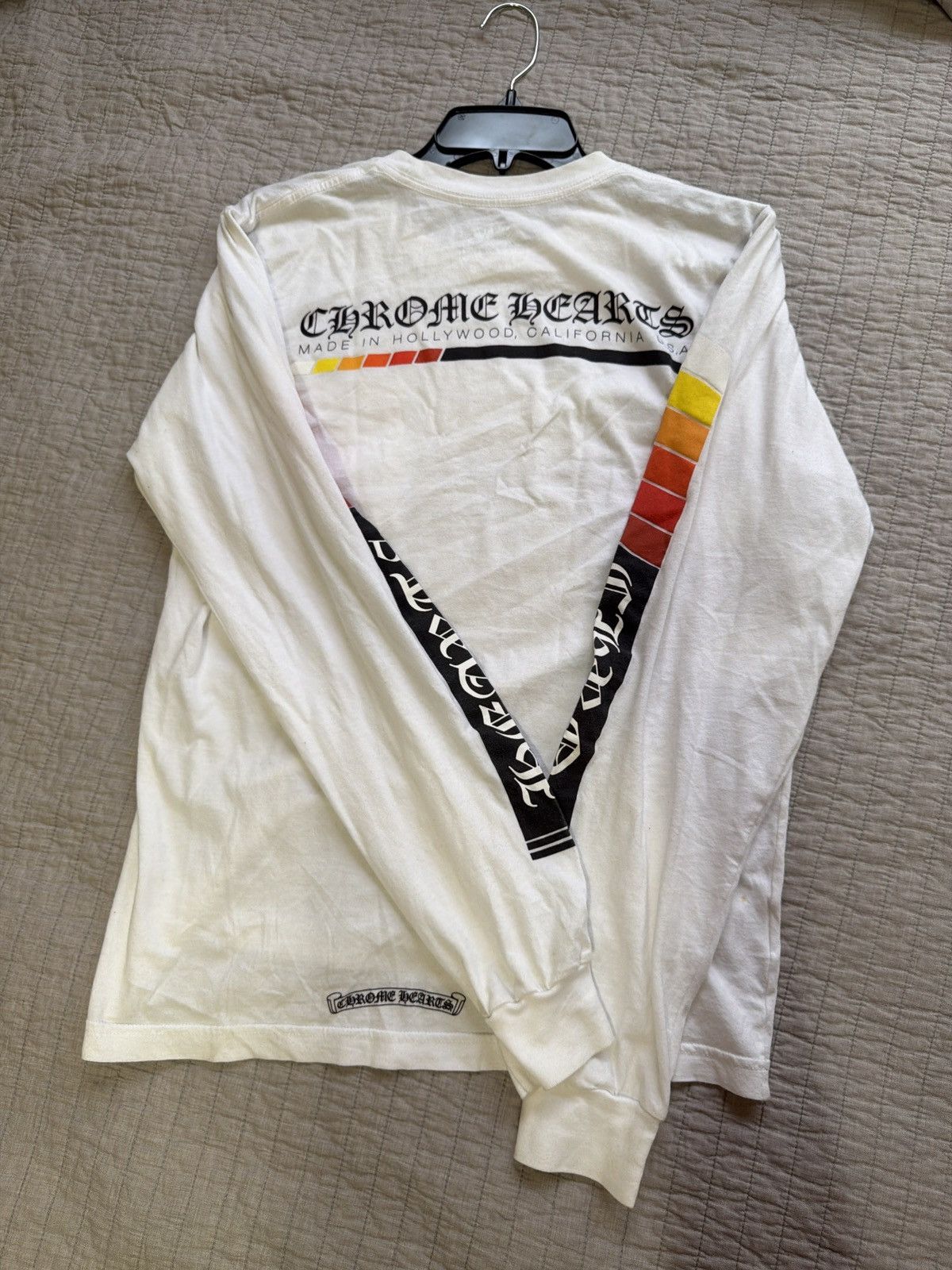 Chrome Hearts Boost L/S T-Shirt White