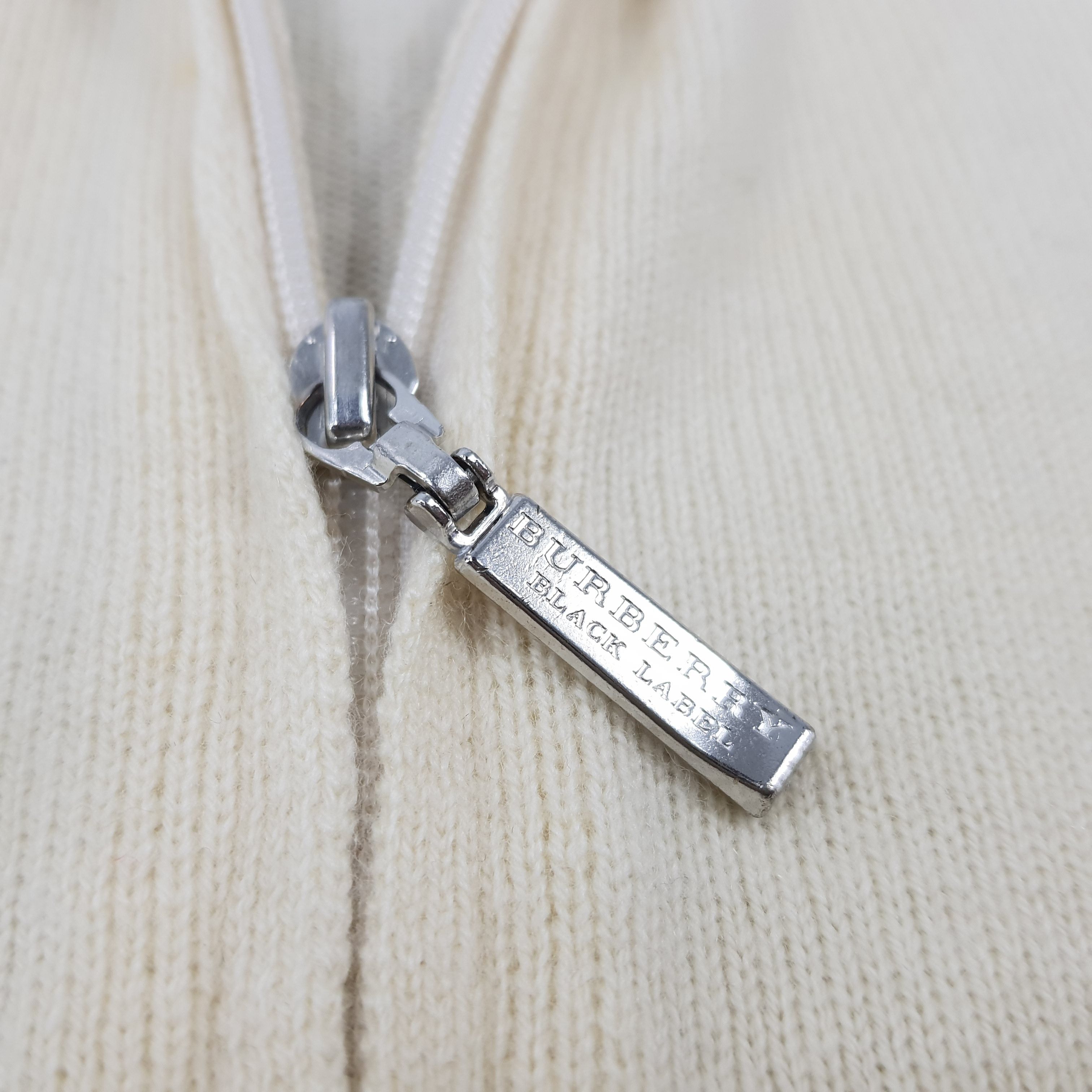 Burberry × Vintage Vintage Burberry Black Label Zipper Sweatshirt Size US S / EU 44-46 / 1 - 6 Thumbnail