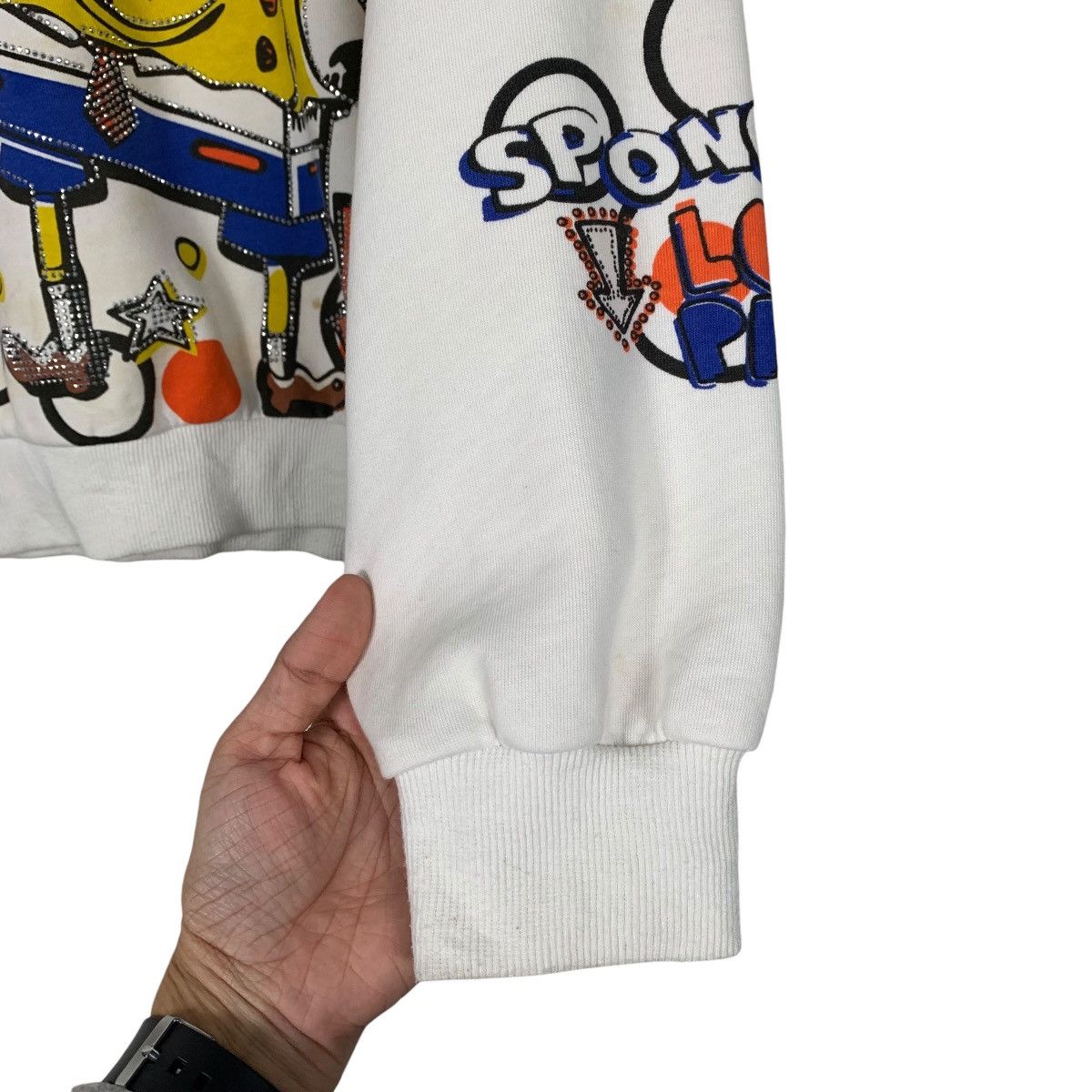 Japanese Brand Spongebob Lovely Pants Fullprint Sweatshirt Size US M / EU 48-50 / 2 - 9 Thumbnail