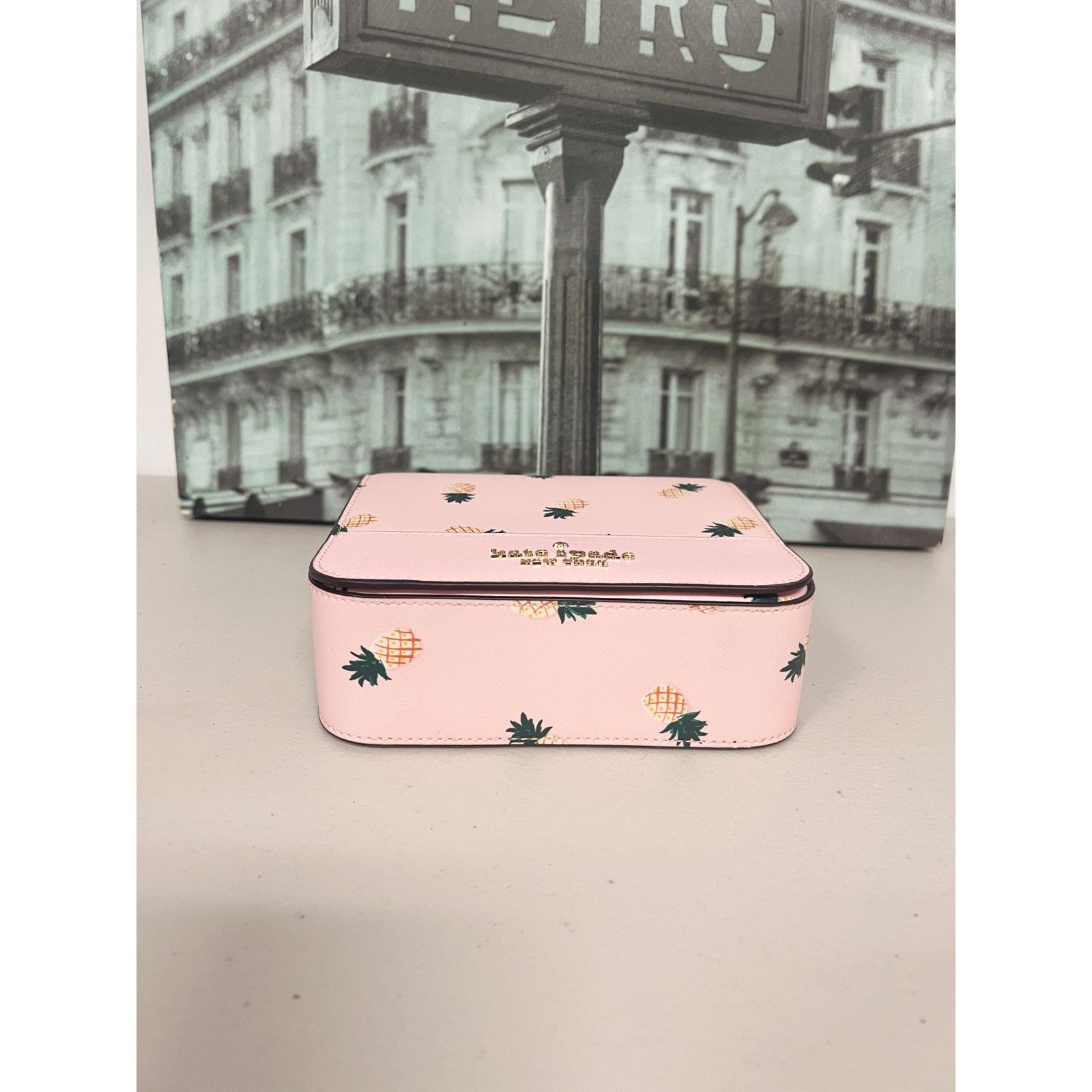Kate Spade Kate Spade K7629 Staci Square Pineapple Crossbody Pink Size ONE SIZE - 5 Thumbnail
