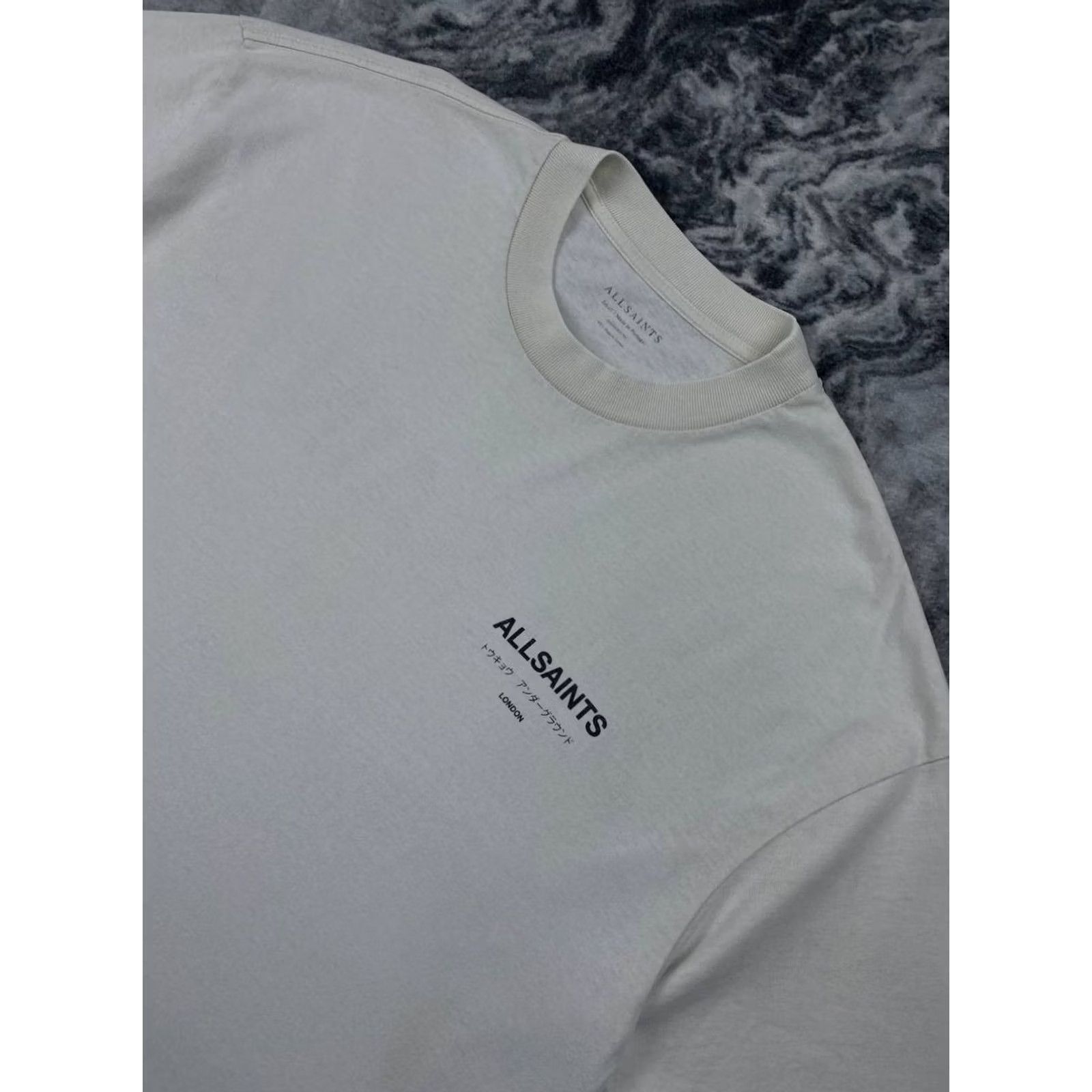 Allsaints AllSaints Men T Shirt S White Underground Big Logo Size US S / EU 44-46 / 1 - 5 Thumbnail