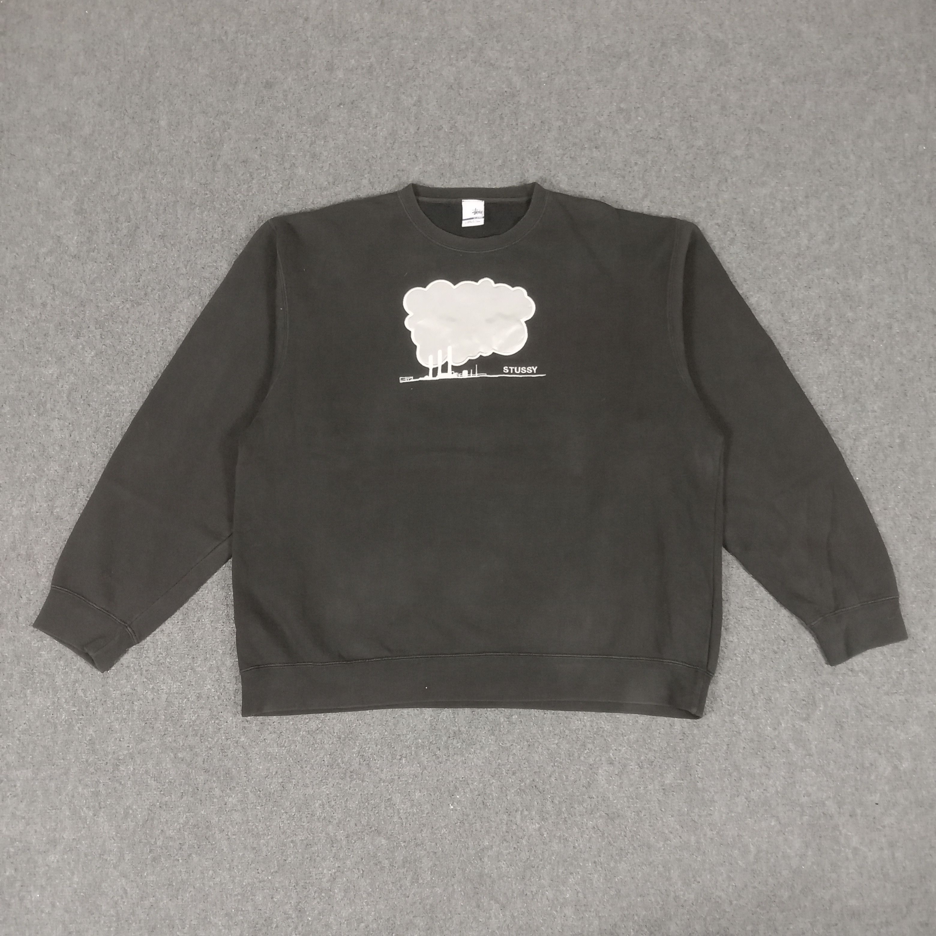 Stussy × Vintage Stussy Streetwear Style Big Logo Sweatshirt Size US XXL / EU 58 / 5 - 6 Thumbnail