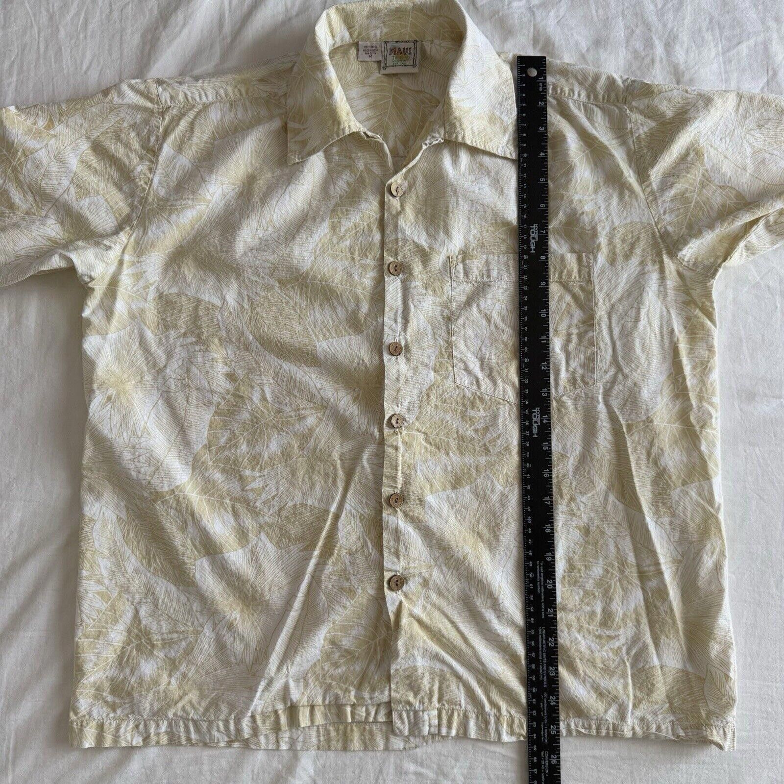 Designer Rare Maui Trading Co Button Up Hawaiian Shirt Men’s M Yellow Size US M / EU 48-50 / 2 - 7 Thumbnail