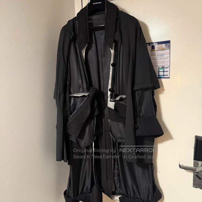 Raf Simons Raf Simons 2019SS black show coat Size US S / EU 44-46 / 1 - 1 Thumbnail