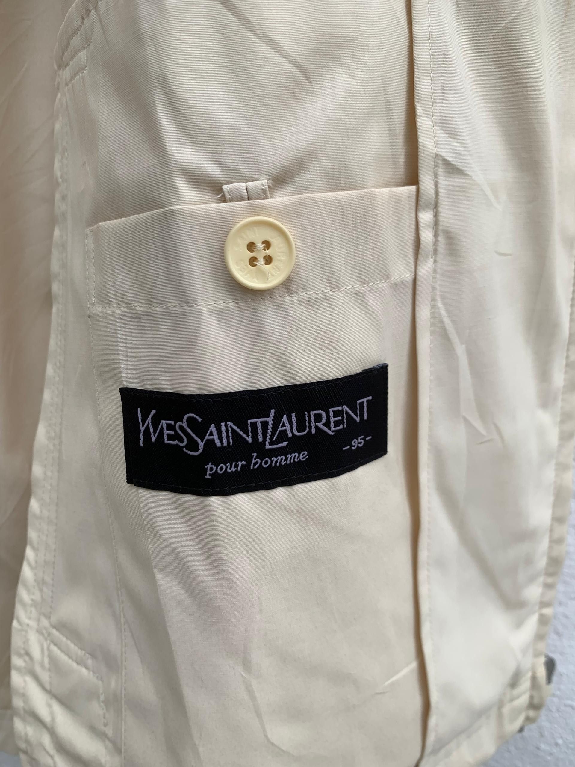 Yves Saint Laurent Vintage Yves Saint Laurent Pour Homme Zipper Jacket Size US M / EU 48-50 / 2 - 7 Thumbnail