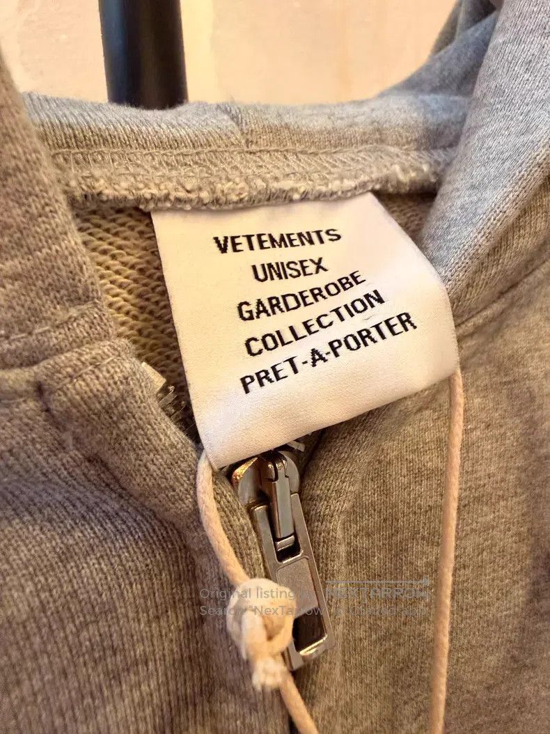 Vetements Vetements Zip-Up Hoodie Size US S / EU 44-46 / 1 - 3 Thumbnail