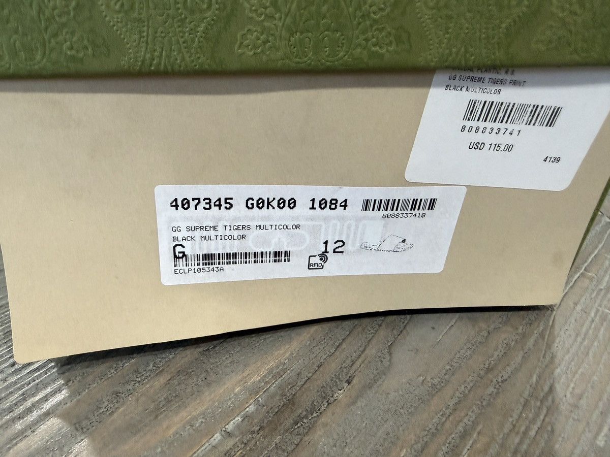 Gucci Gucci Supreme Tigers Black Size US 12 / EU 45 - 6 Thumbnail