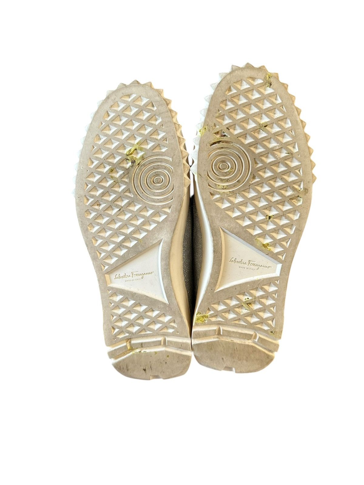 Salvatore Ferragamo Salvatore Ferragamo Slip On Sneaker glitter silver Size US 6 / EU 39 - 7 Thumbnail