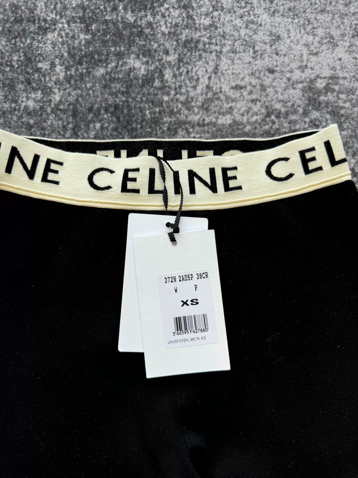 Celine Celine Black Yoga Leggings XS. Size 22" - 3 Thumbnail