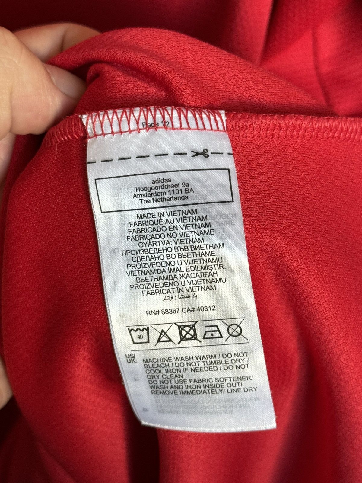 Adidas sticky prints Manchester United 21/22 Home Ronaldo Jersey Size US L / EU 52-54 / 3 - 21 Thumbnail