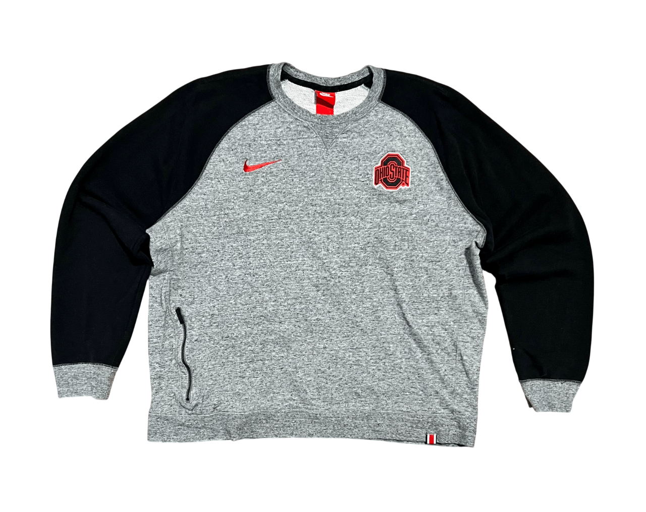 Nike Ohio State Buckeyes Nike Black & Gray Crew Neck Sweatshirt Size US XXL / EU 58 / 5 - 1 Thumbnail