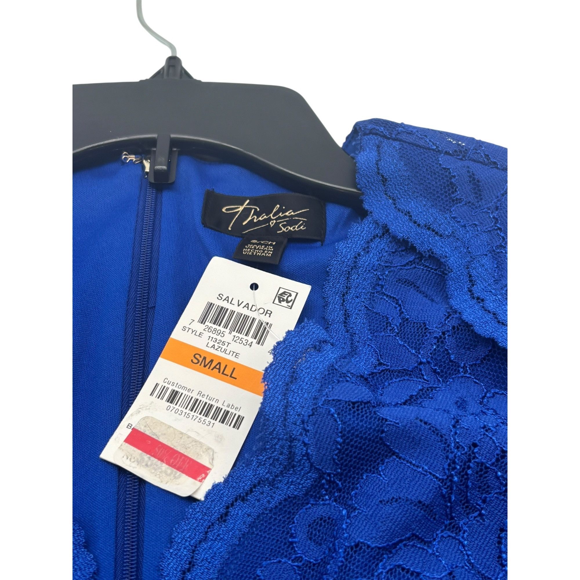 Other Thalia Sodi Lace Sheath Dress, Lazulite, Sz. S Size S / US 4 / IT 40 - 10 Thumbnail