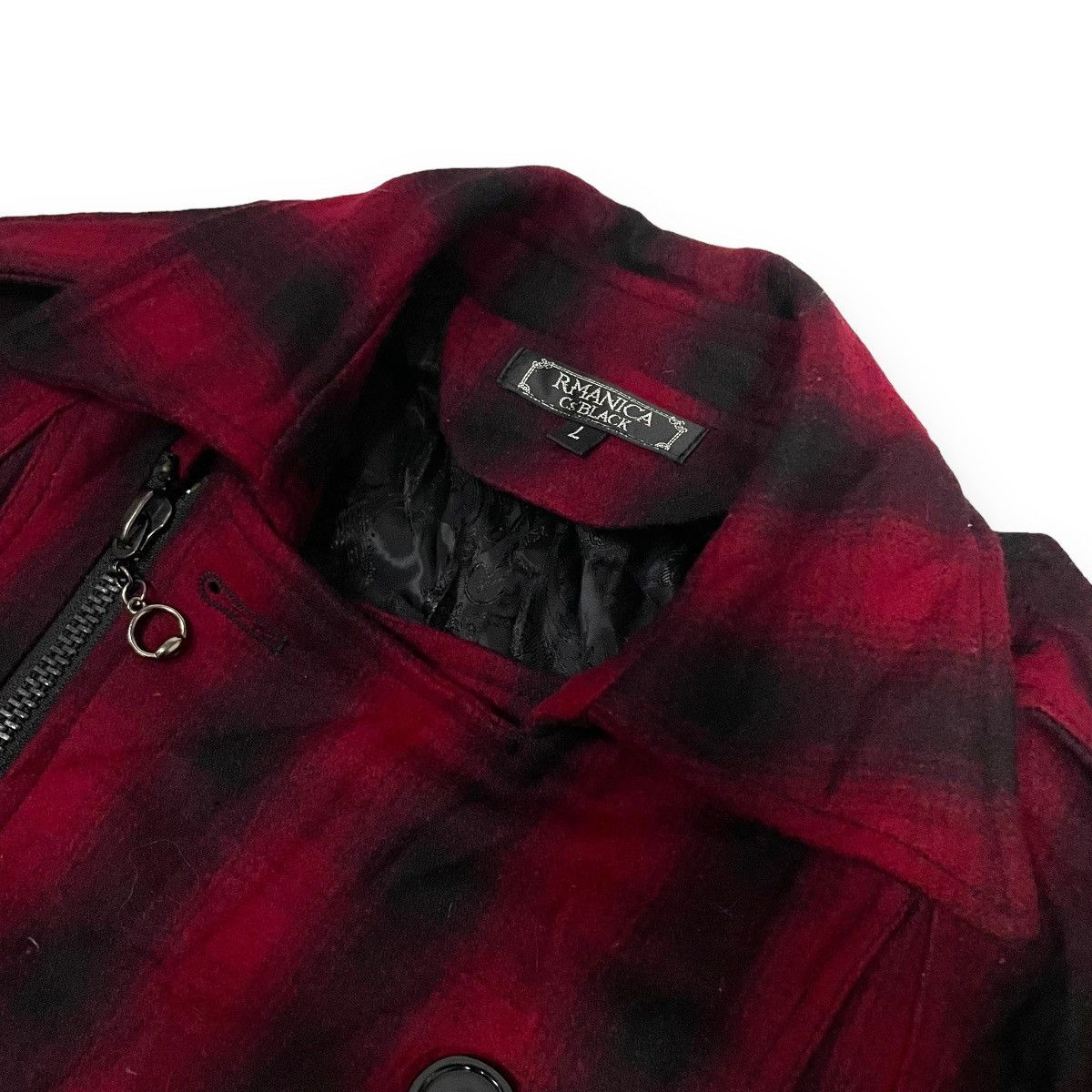 If Six Was Nine × Japanese Brand × Seditionaries RMANICA CS BLACK DOUBLE BREASTED TARTAN JACKET Size US L / EU 52-54 / 3 - 7 Thumbnail