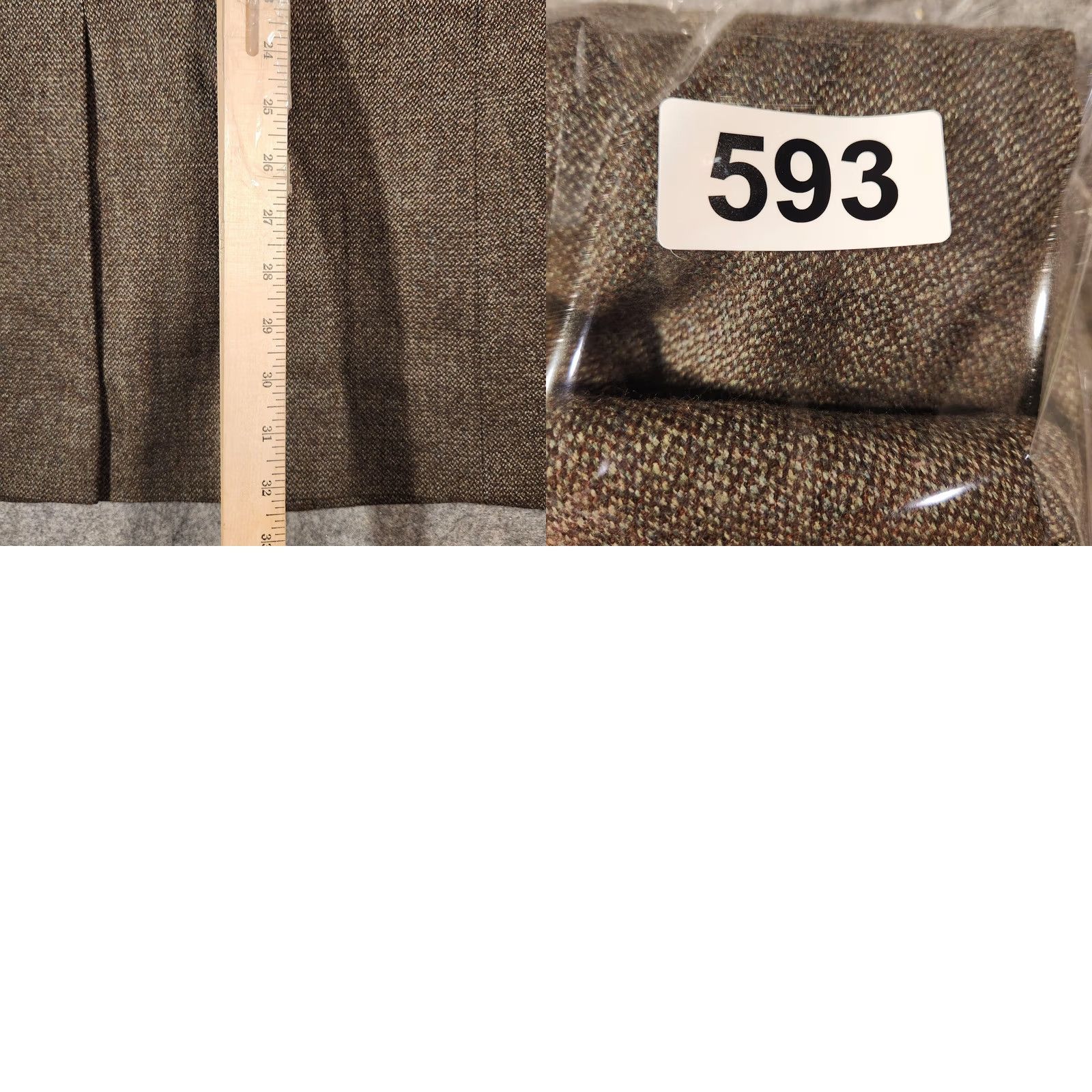 Brooks Brothers Brooks Brothers 346 Blazer Mens 42L Brown Wool Tweed 2 Button Sport Coat Jacket Size 42R - 8 Thumbnail