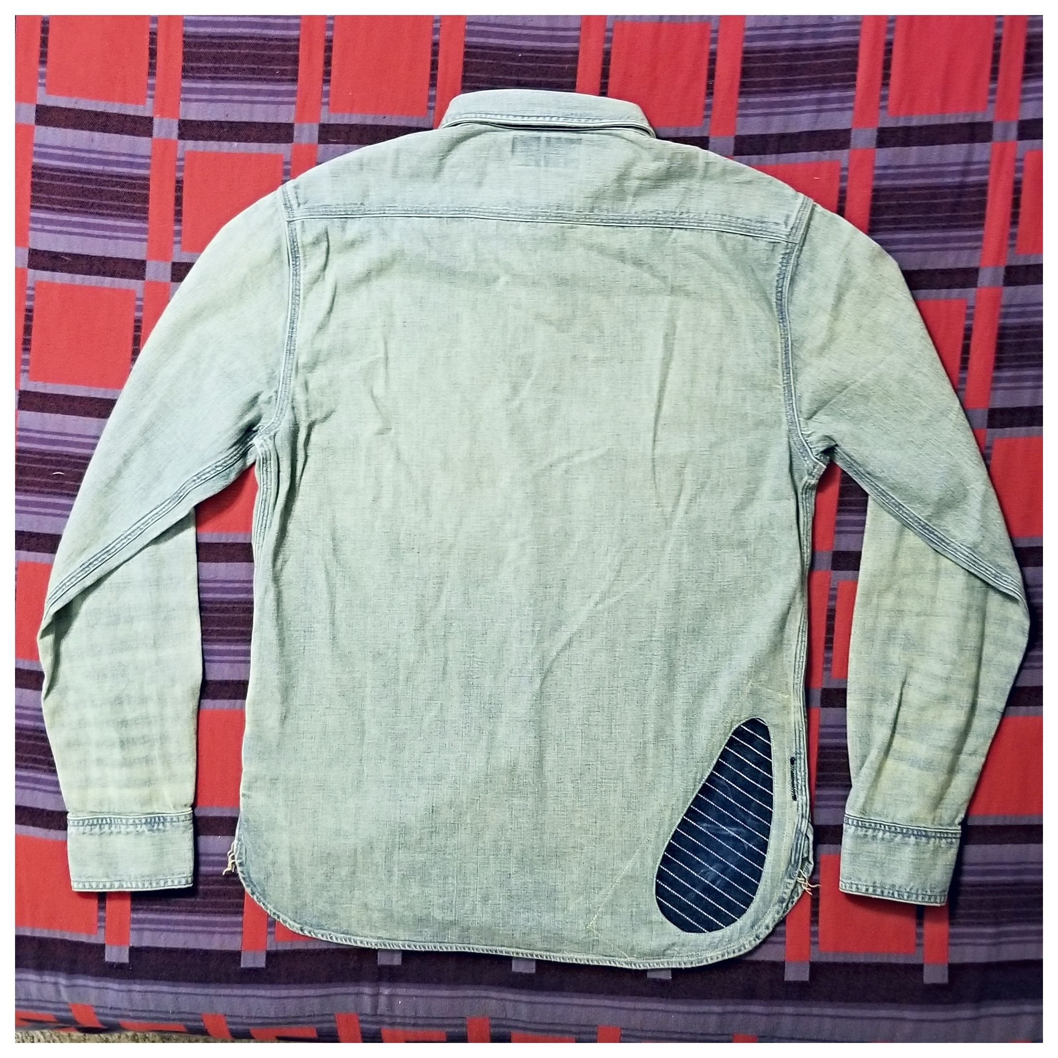 RRL Ralph Lauren DOUBLE RL RALPH LAUREN RRL DENIM SHIRT- MEN'S SIZE SMALL Size US S / EU 44-46 / 1 - 15 Thumbnail