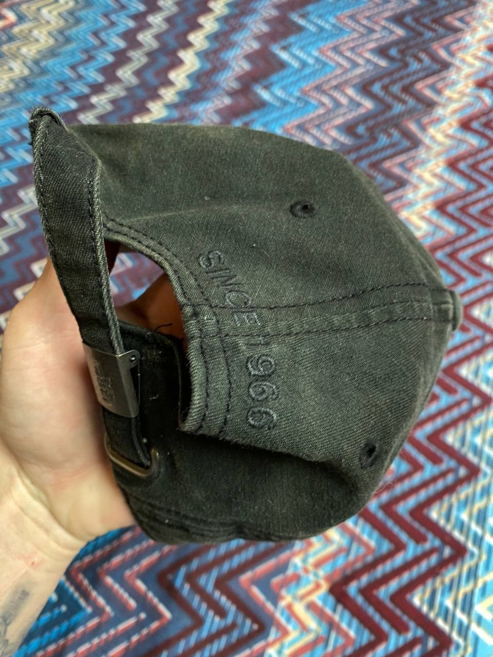 The North Face Hats black TNF big logo Vintage The North Face Cap Y2K Size ONE SIZE - 8 Thumbnail