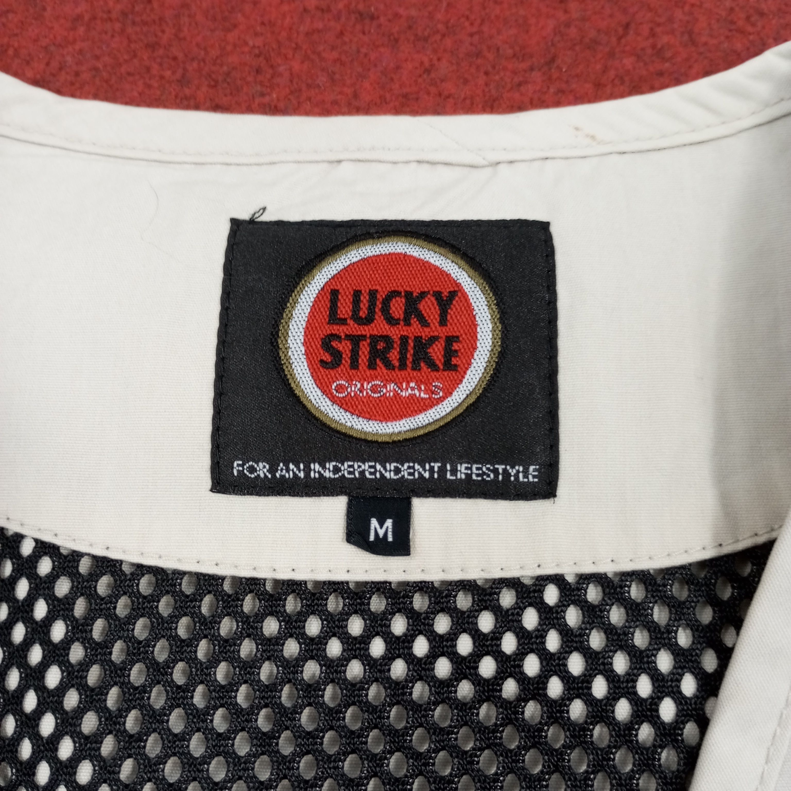 Vintage Lucky Strike X Mugen Honda Custom Art Motorsports Vest Size US M / EU 48-50 / 2 - 6 Thumbnail