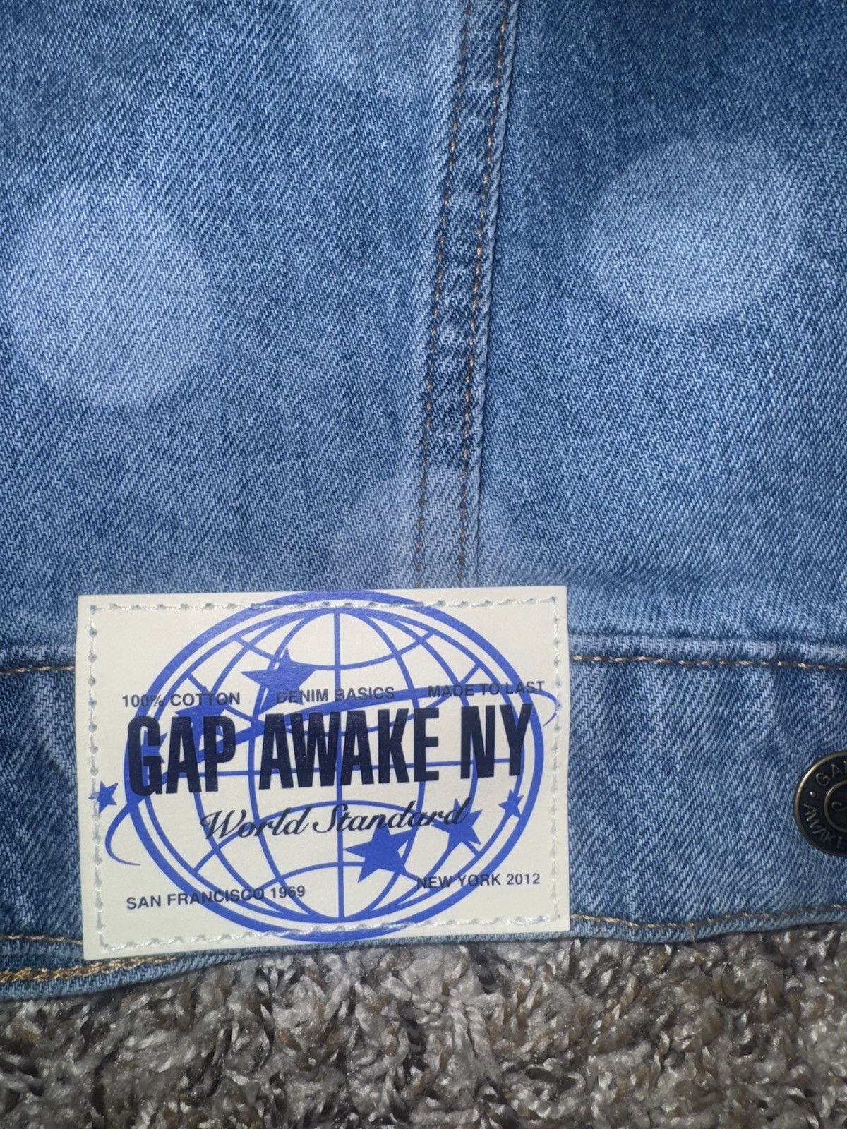 Gap Gap X Awake NY Oversized Dotted Icon Denim Jacket Size US L / EU 52-54 / 3 - 6 Thumbnail