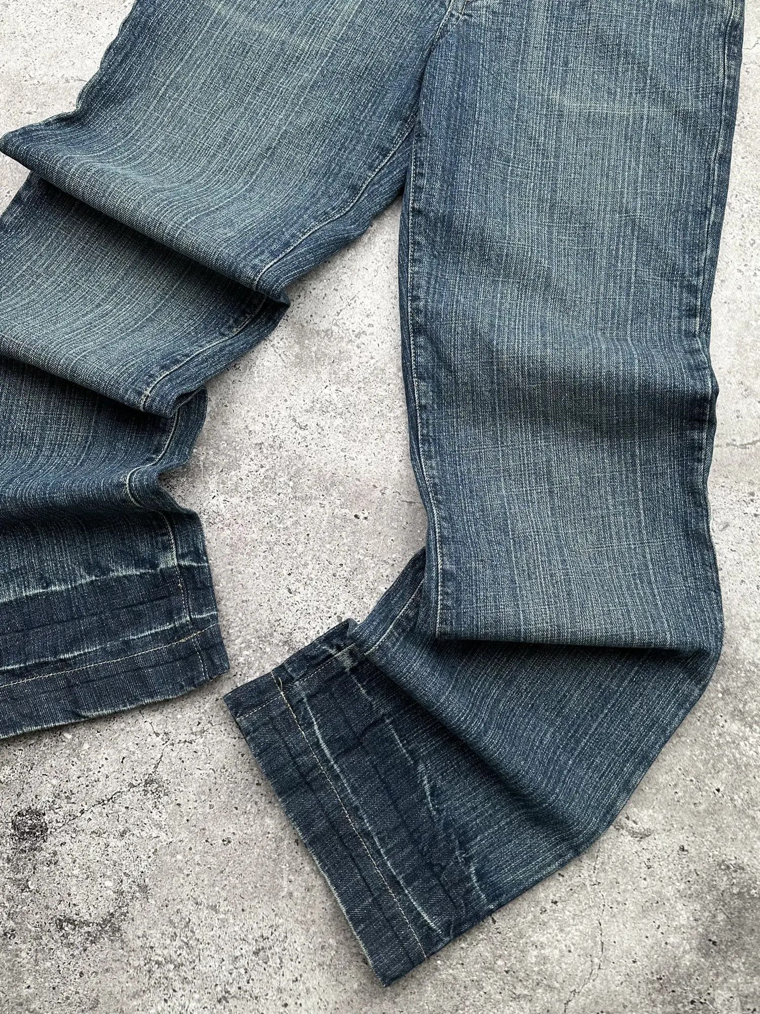 Japanese Brand Vintage Wide Jeans C507(V540) Size US 30 / EU 46 - 4 Thumbnail